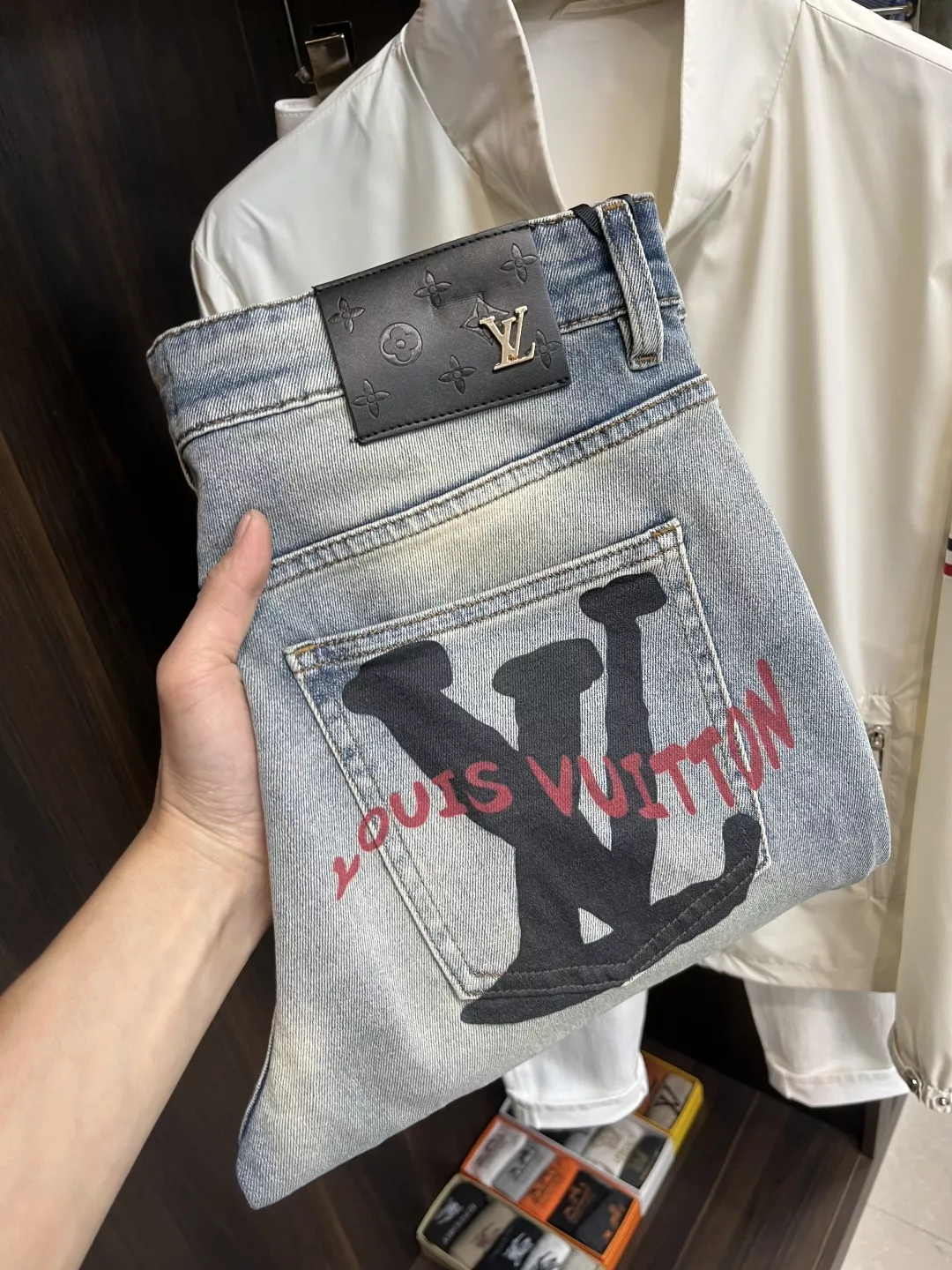 UrbanStyle 4765 Louis Vuitton LV Jeans For Men