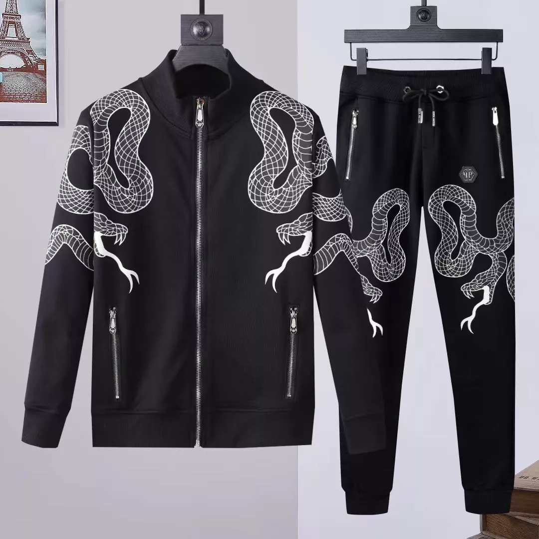 UrbanStyle 4854 Philipp Plein PP Tracksuits Long Sleeved For Men