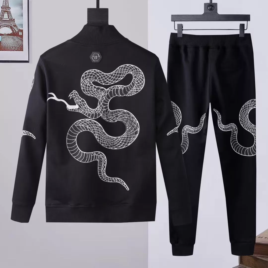 UrbanStyle 4854 Philipp Plein PP Tracksuits Long Sleeved For Men