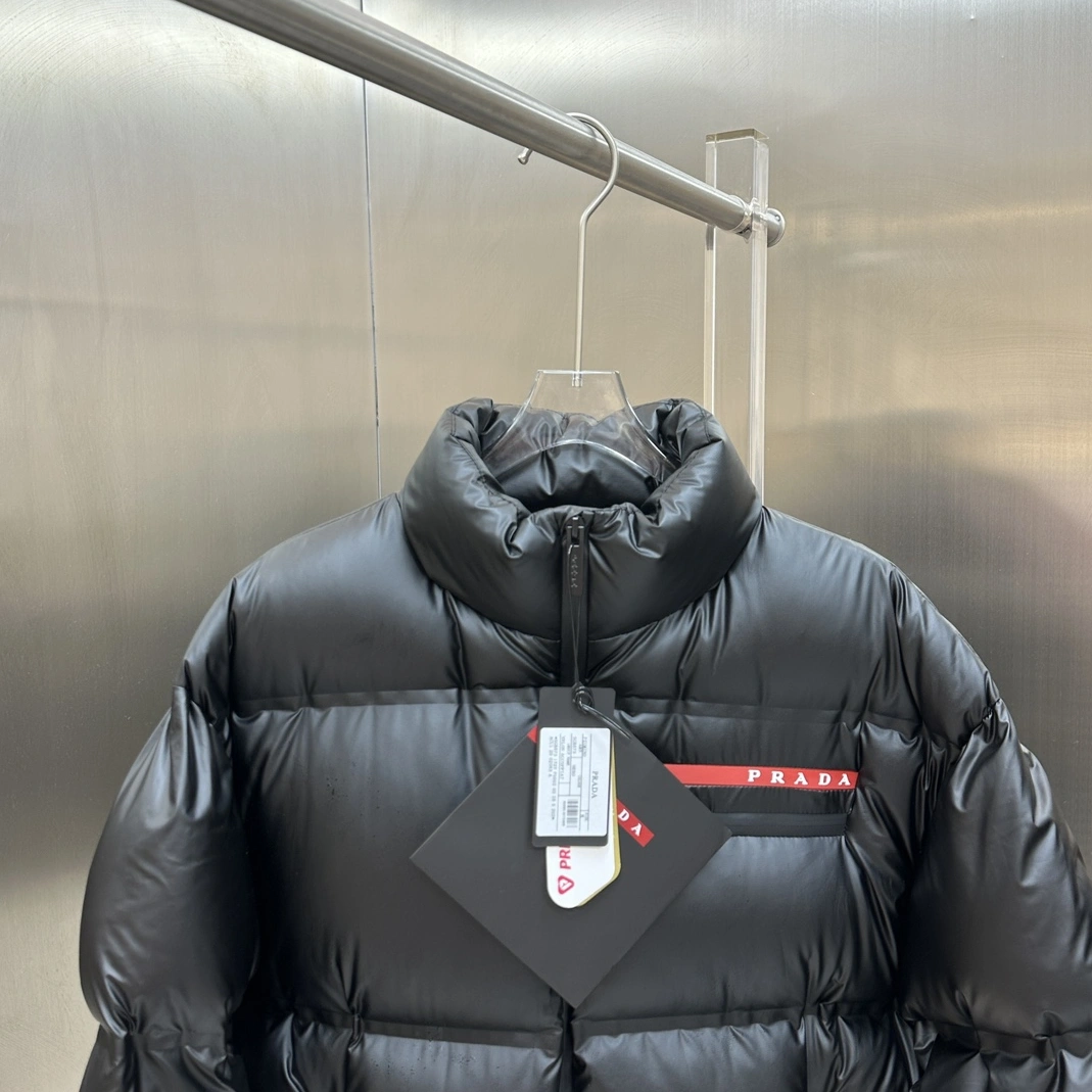 UrbanStyle 5041 Prada Down Feather Coat Long Sleeved For Unisex