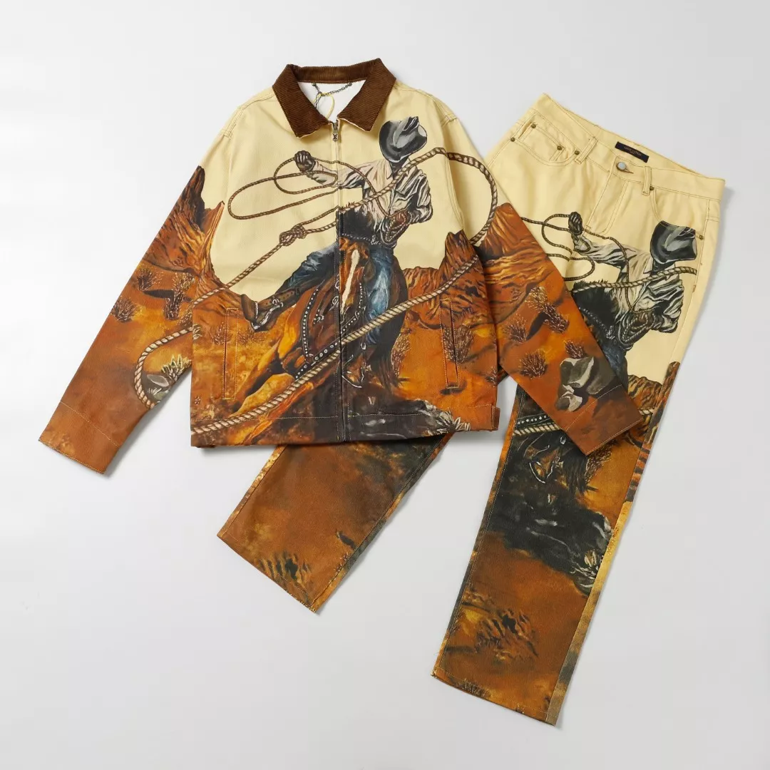 UrbanStyle 5045 Louis Vuitton LV Tracksuits Long Sleeved For Unisex