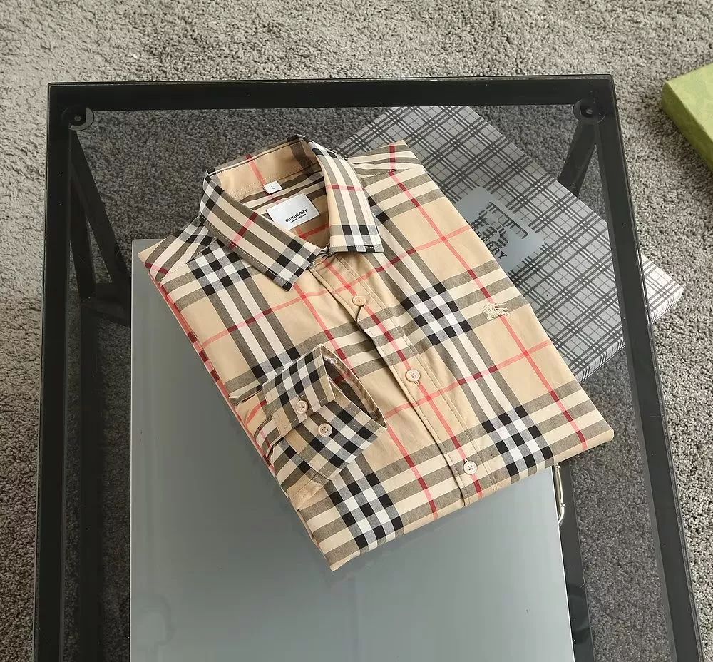 UrbanStyle 5965 Burberry Shirts Long Sleeved For Men