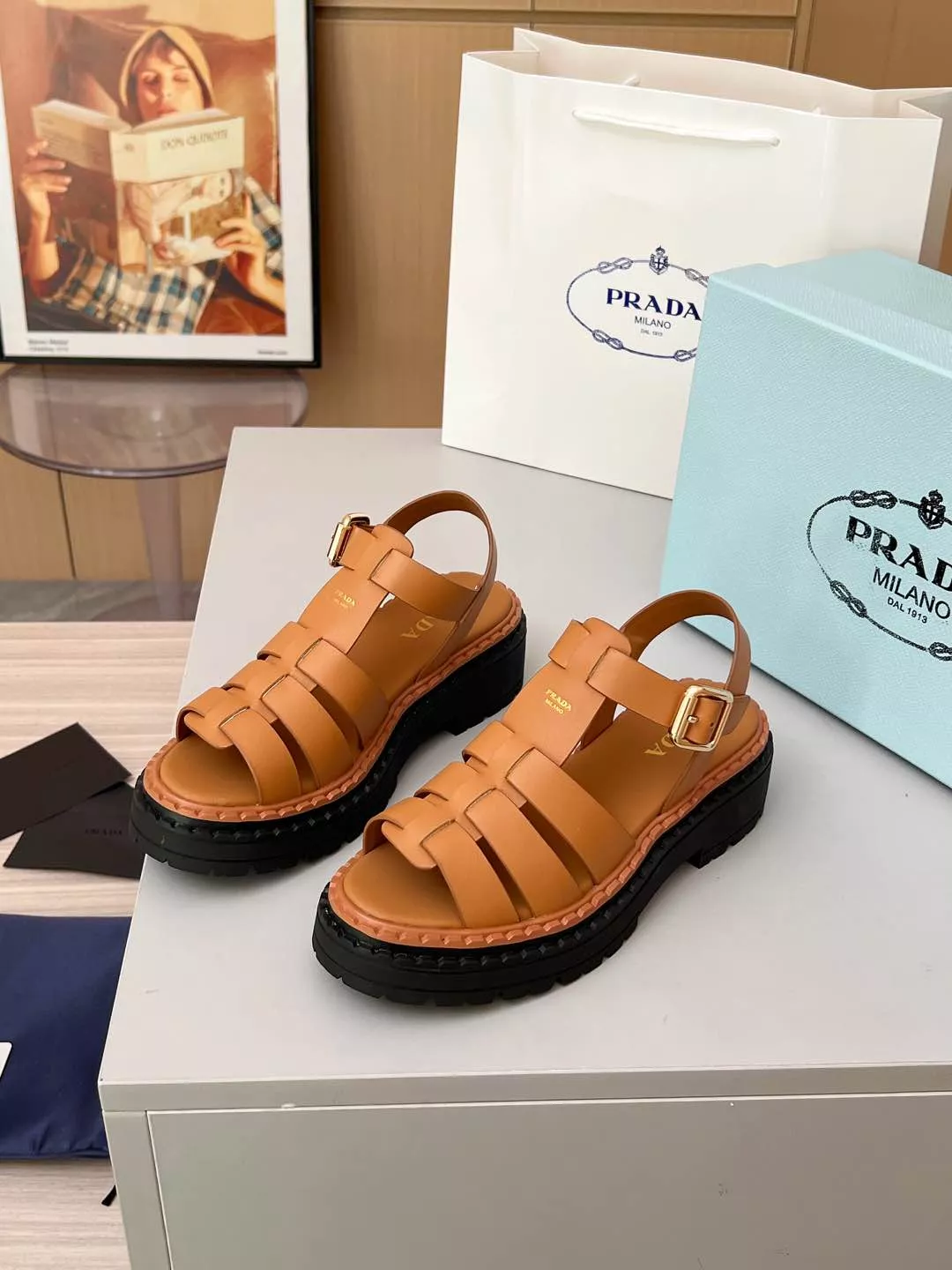 UrbanStyle 6448 Prada Sandal For Women