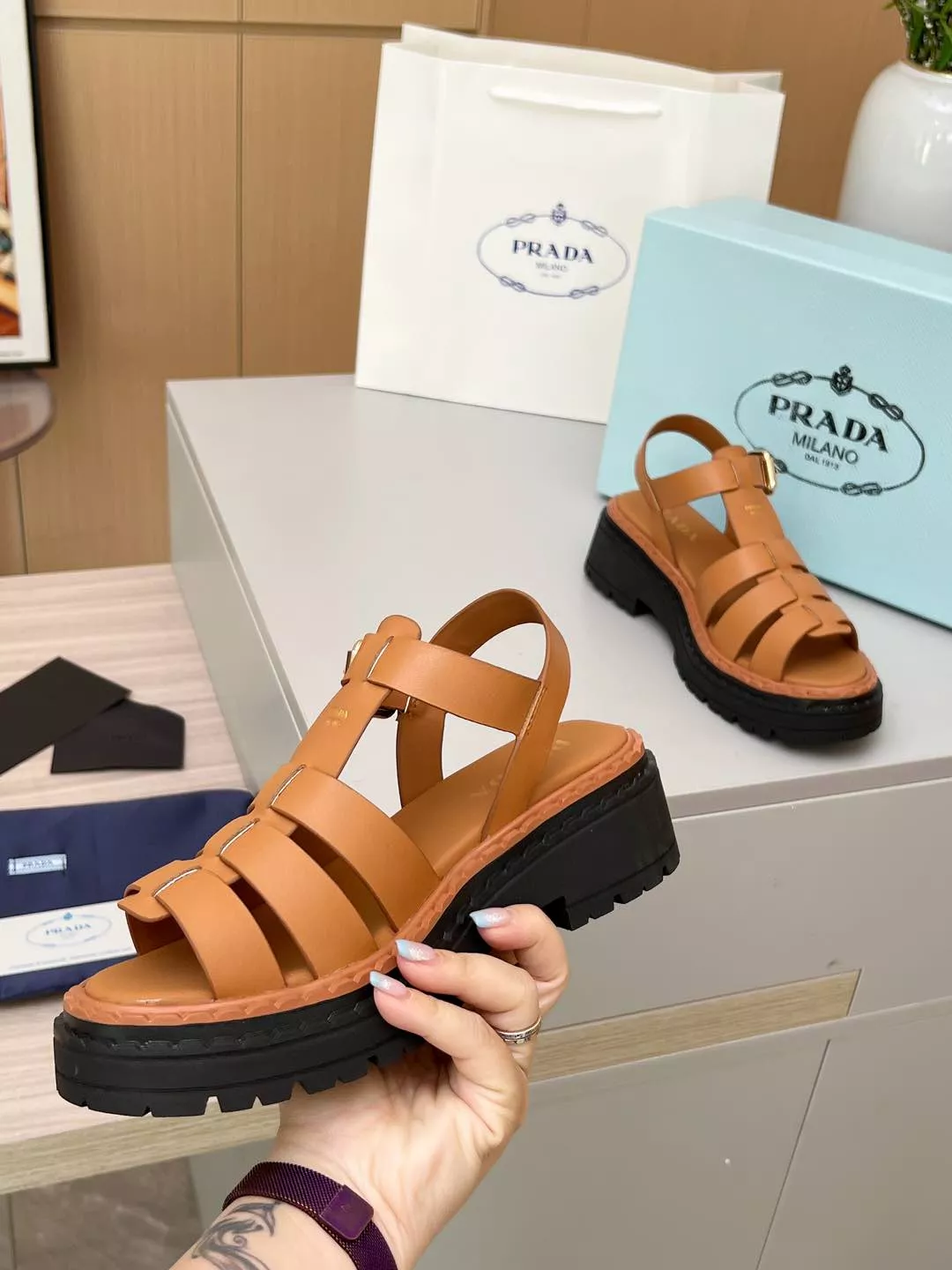 UrbanStyle 6448 Prada Sandal For Women