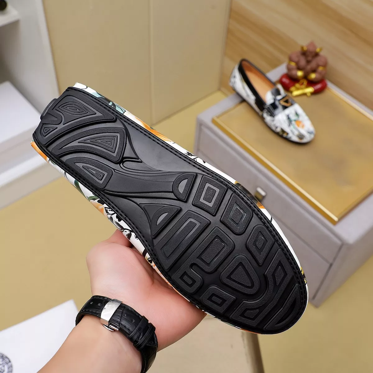 UrbanStyle 6704 Versace Leather Shoes For Men