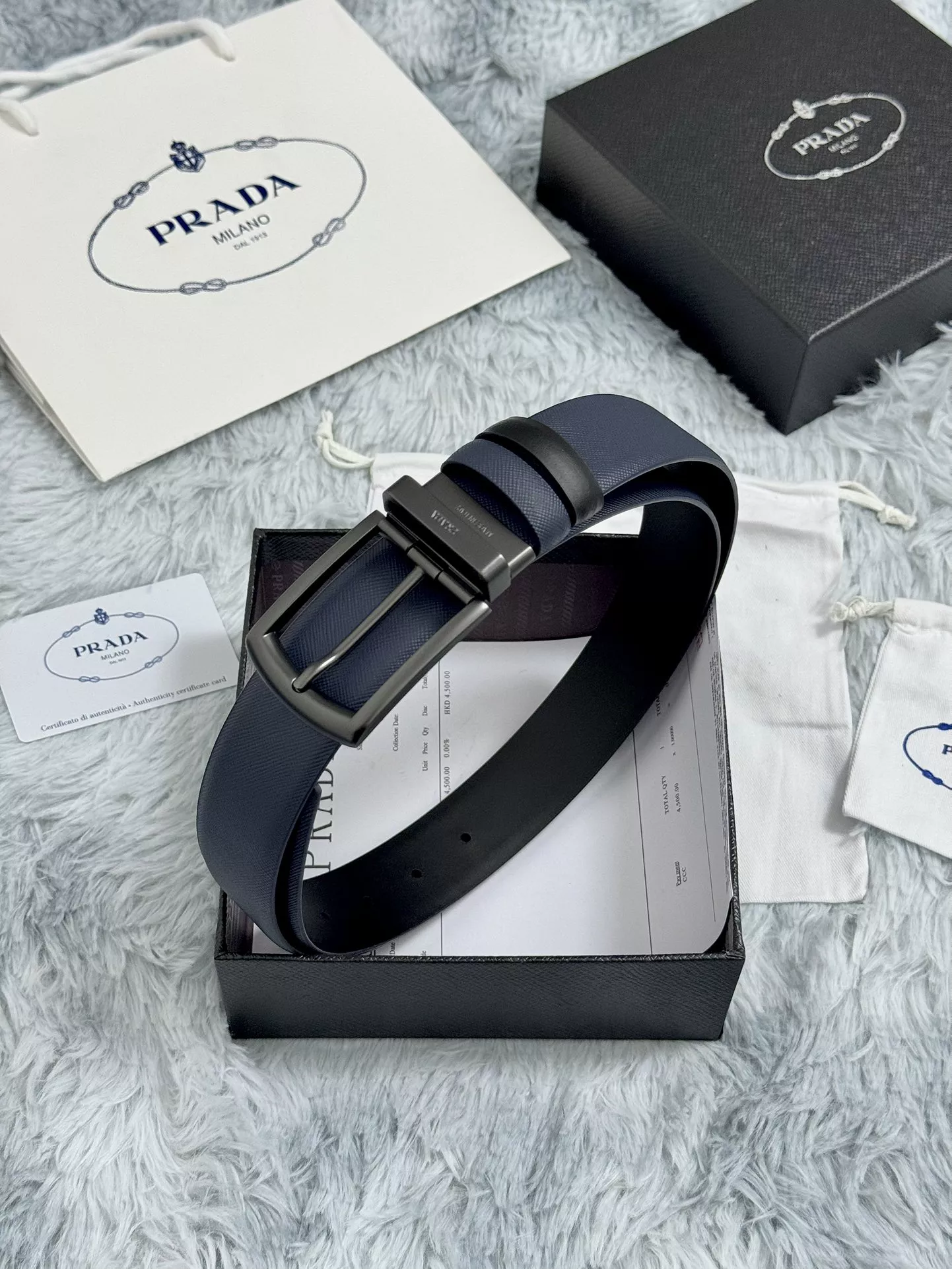 UrbanStyle 7741 Prada AAA Quality Belts In 3.5cm For Men