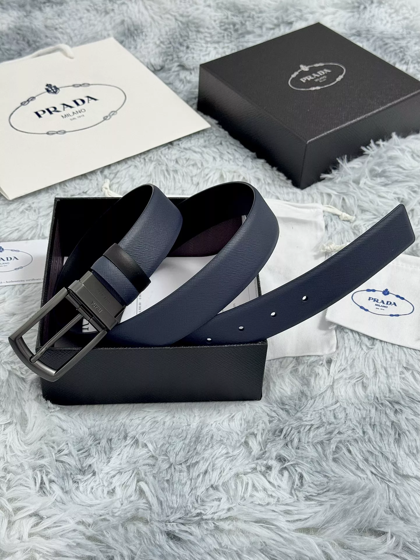 UrbanStyle 7741 Prada AAA Quality Belts In 3.5cm For Men