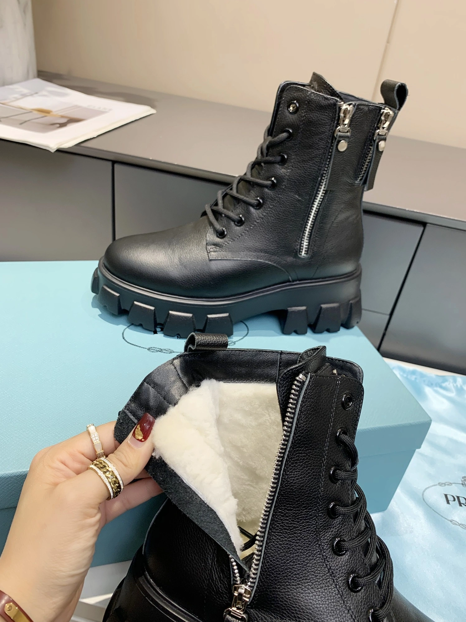 UrbanStyle 8261 Prada Boots For Women