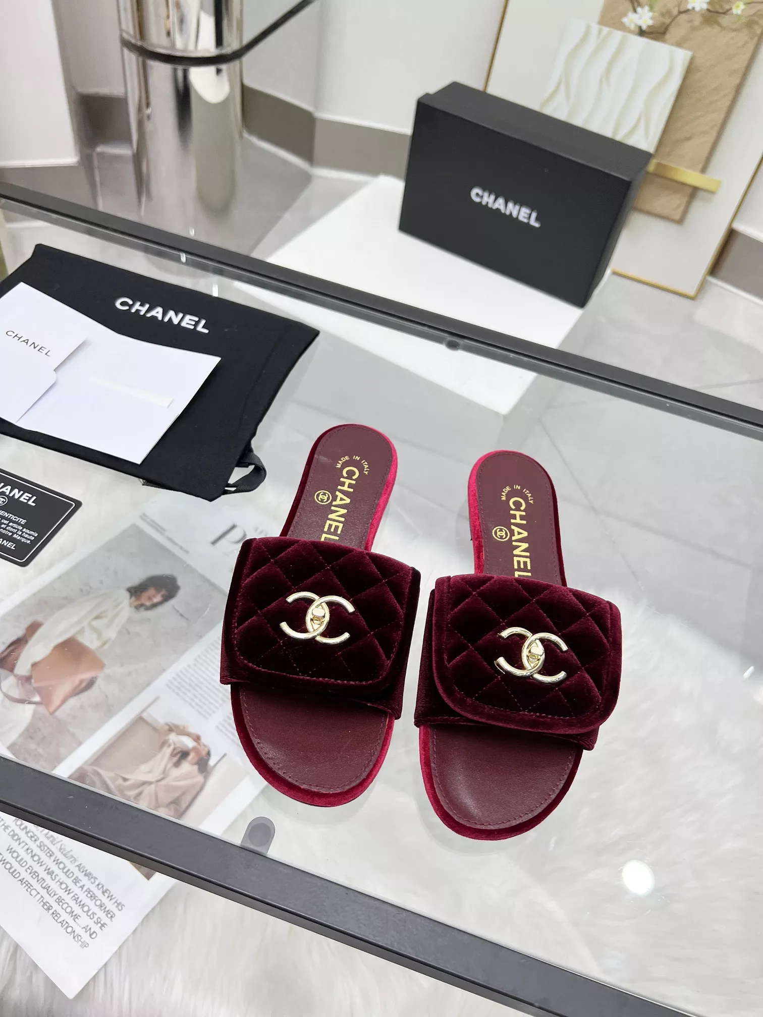 UrbanStyle 9683 Chanel Slippers For Women