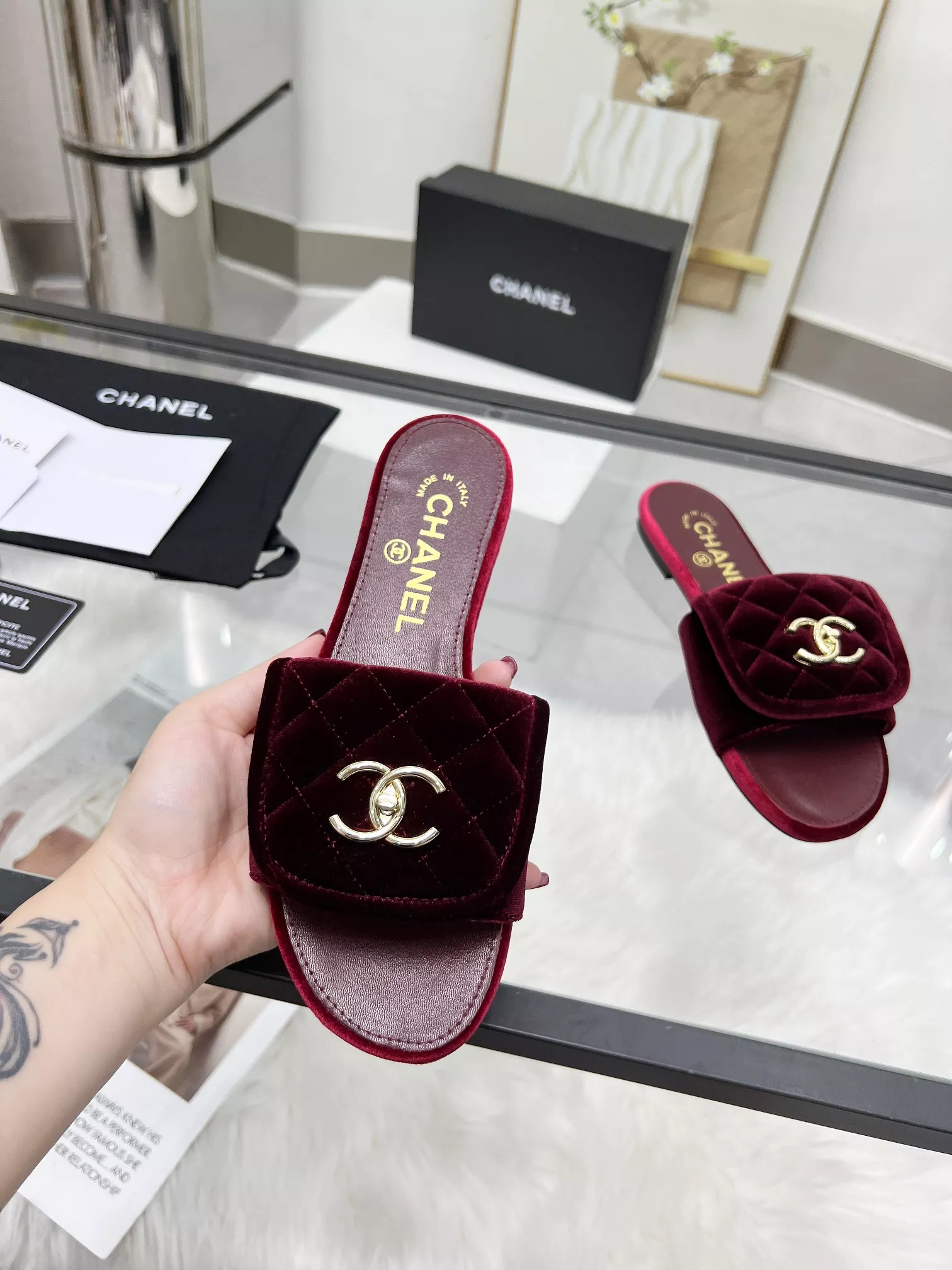 UrbanStyle 9683 Chanel Slippers For Women