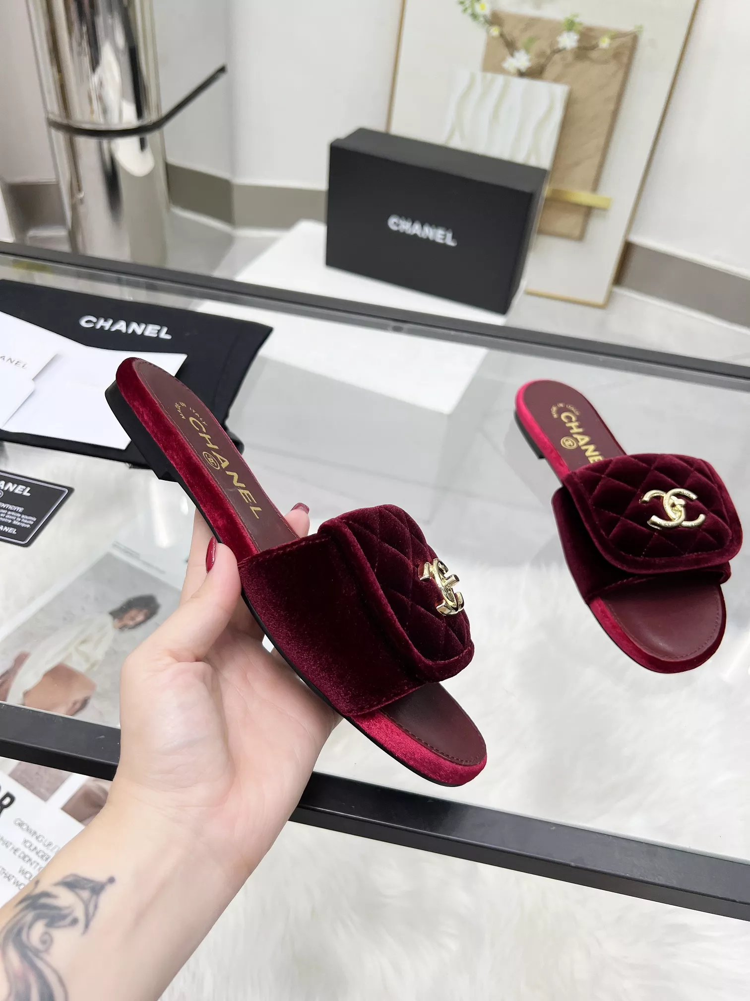 UrbanStyle 9683 Chanel Slippers For Women