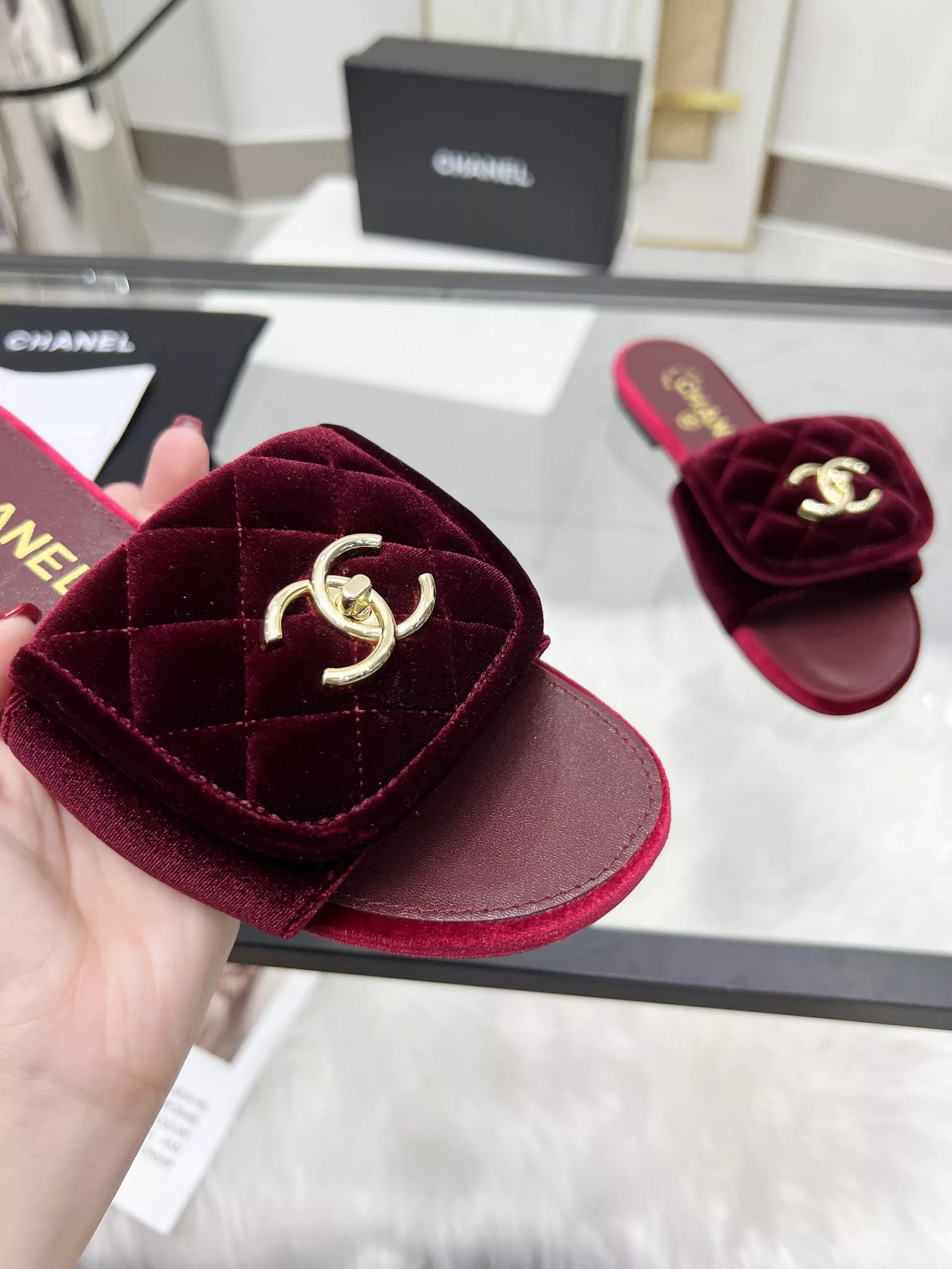 UrbanStyle 9683 Chanel Slippers For Women