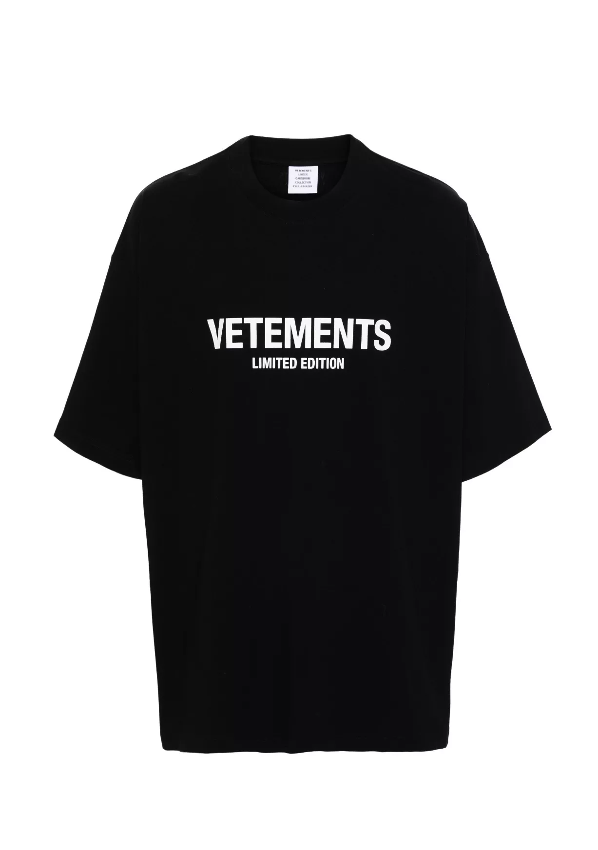 VETEMENTS T-Shirts Short Sleeved For Unisex Elegant 3499