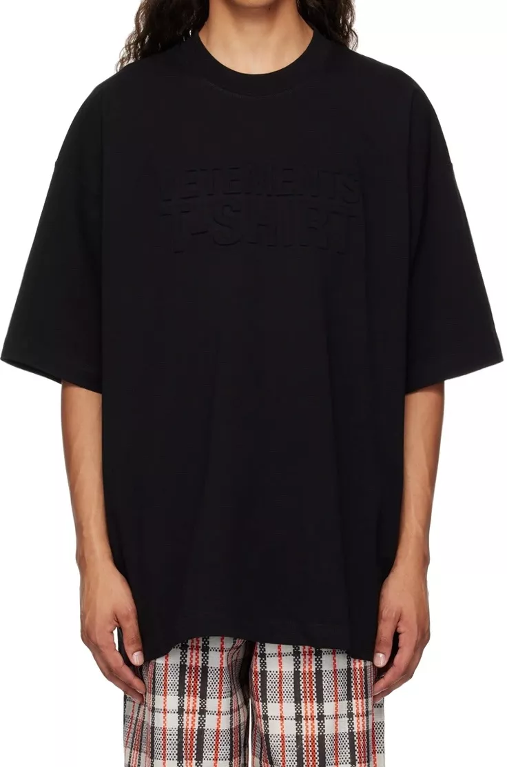 VETEMENTS T-Shirts Short Sleeved For Unisex Fashionable 8935