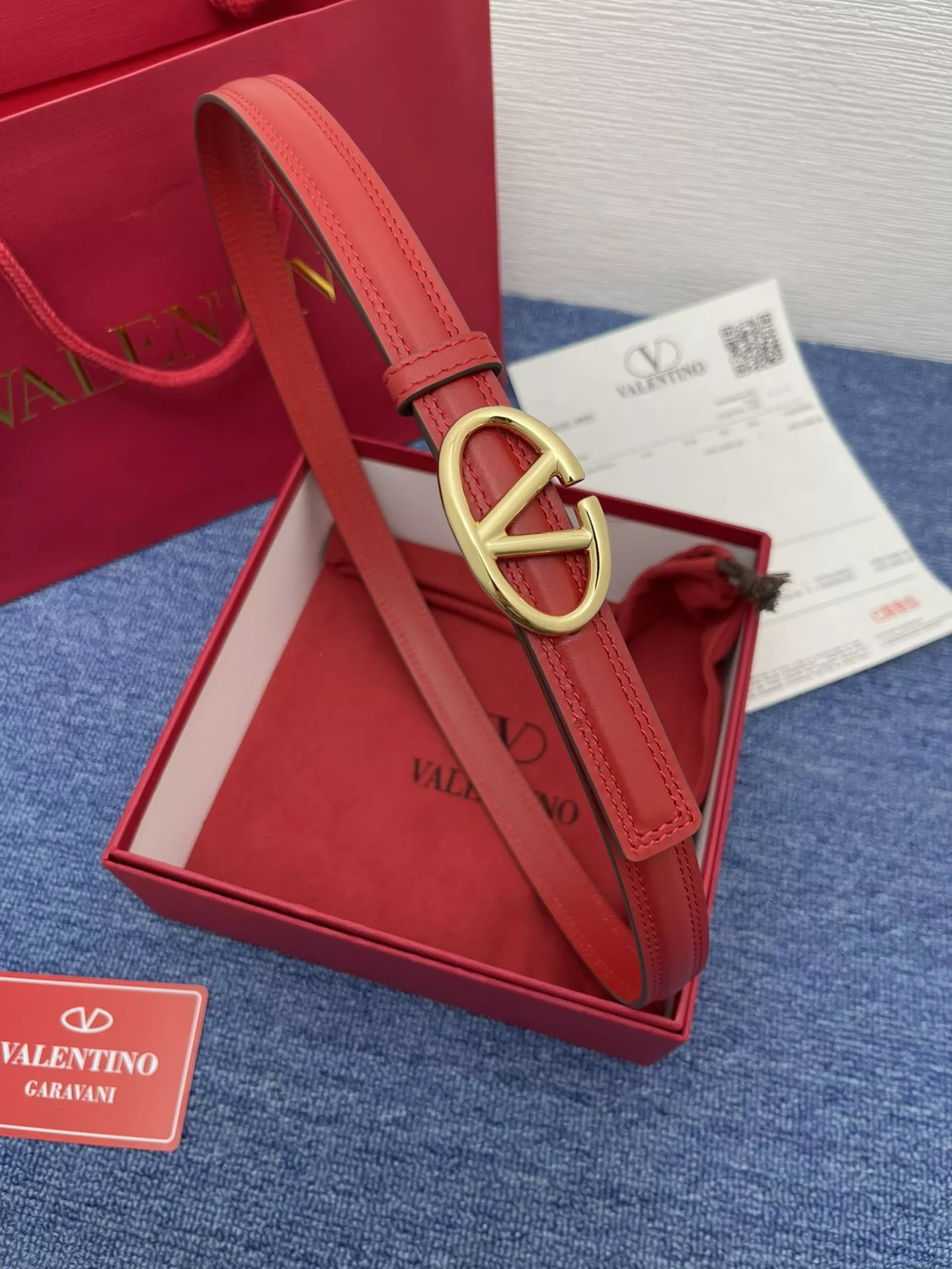 Valentino AAA Quality Belts In 2.0cm For Women Affordable 8213