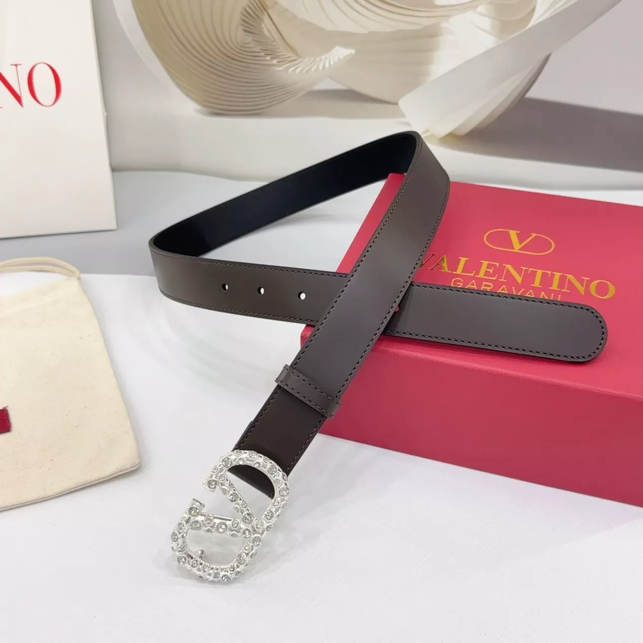 Valentino AAA Quality Belts In 3.0cm For Women Bold 6162