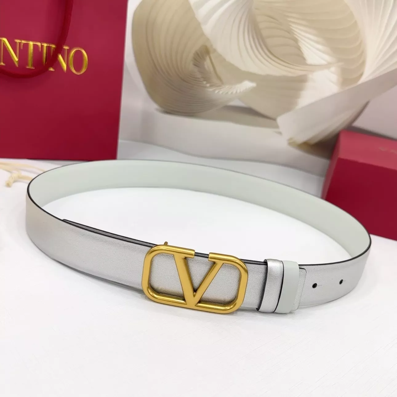 Valentino AAA Quality Belts In 3.0cm For Women Compact 3989