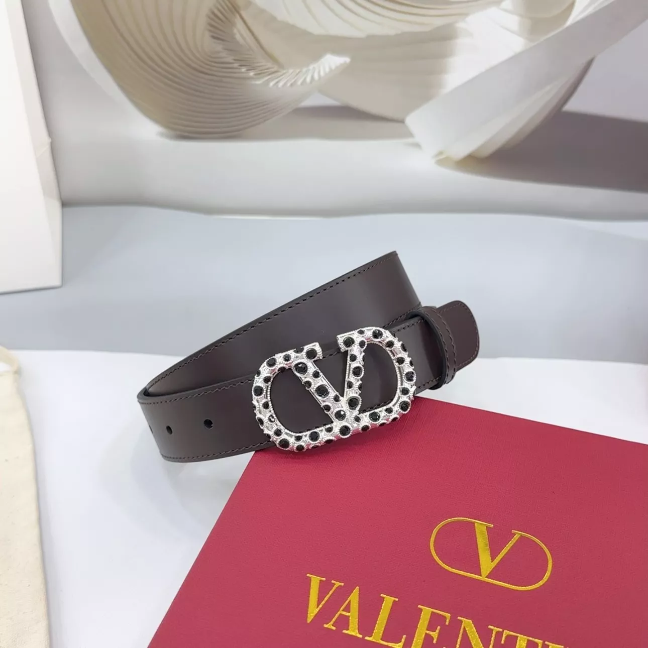 Valentino AAA Quality Belts In 3.0cm For Women Compact 4600