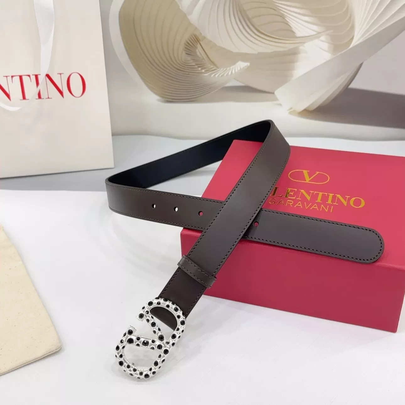 Valentino AAA Quality Belts In 3.0cm For Women Compact 4600
