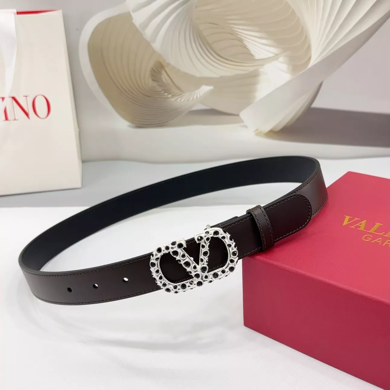 Valentino AAA Quality Belts In 3.0cm For Women Compact 4600