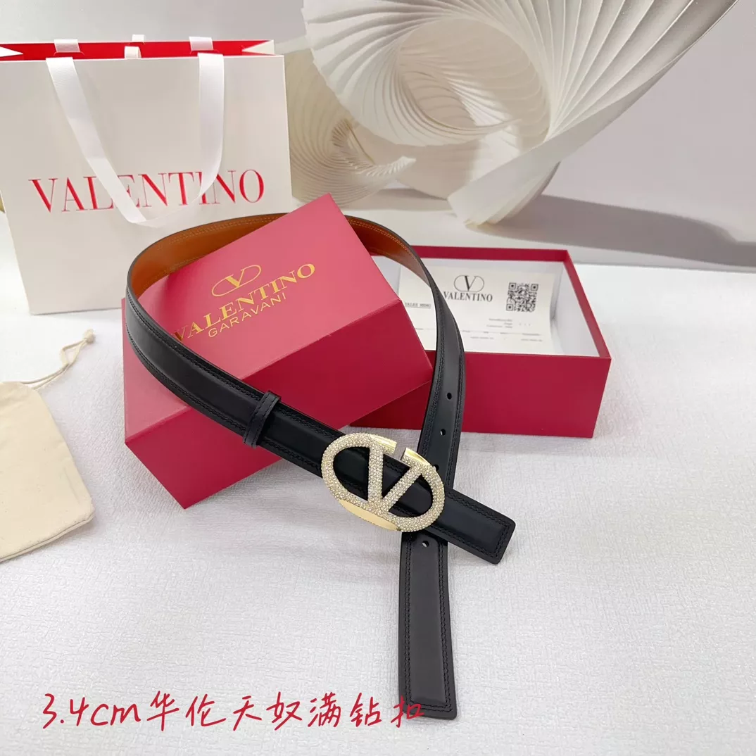 Valentino AAA Quality Belts In 3.0cm For Women Compact 7077