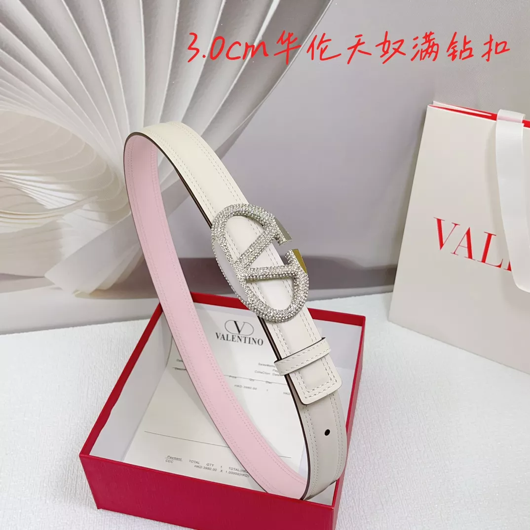 Valentino AAA Quality Belts In 3.0cm For Women Durable 9767
