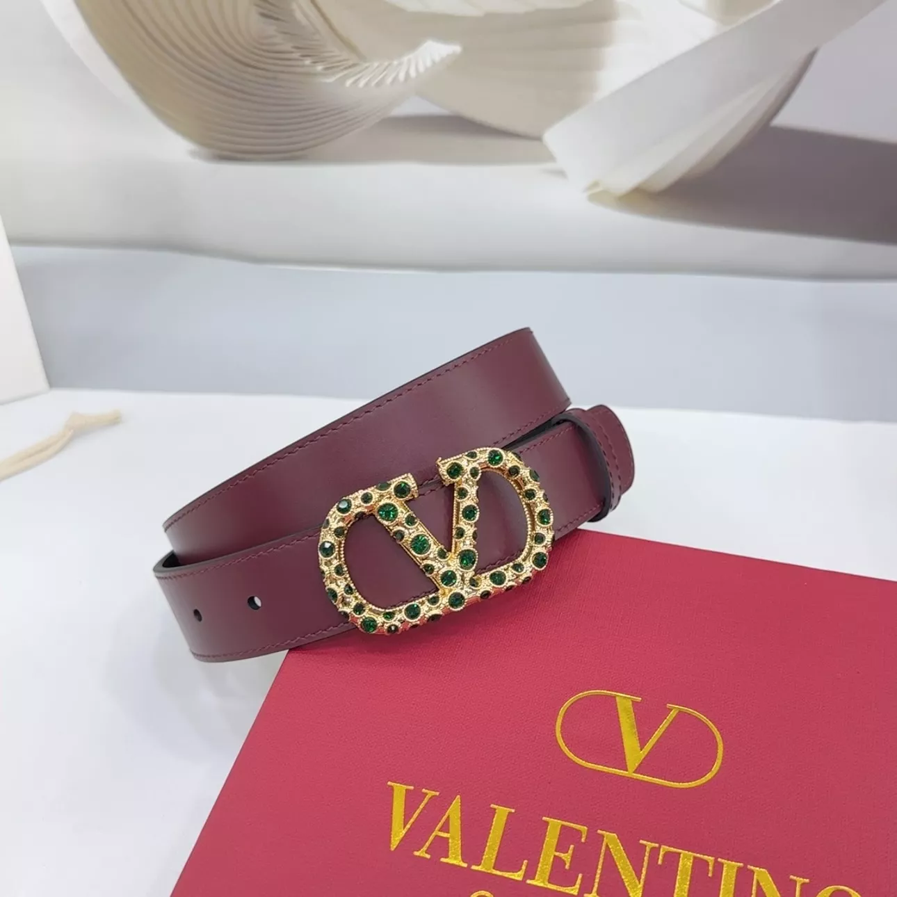 Valentino AAA Quality Belts In 3.0cm For Women Elegant 6465