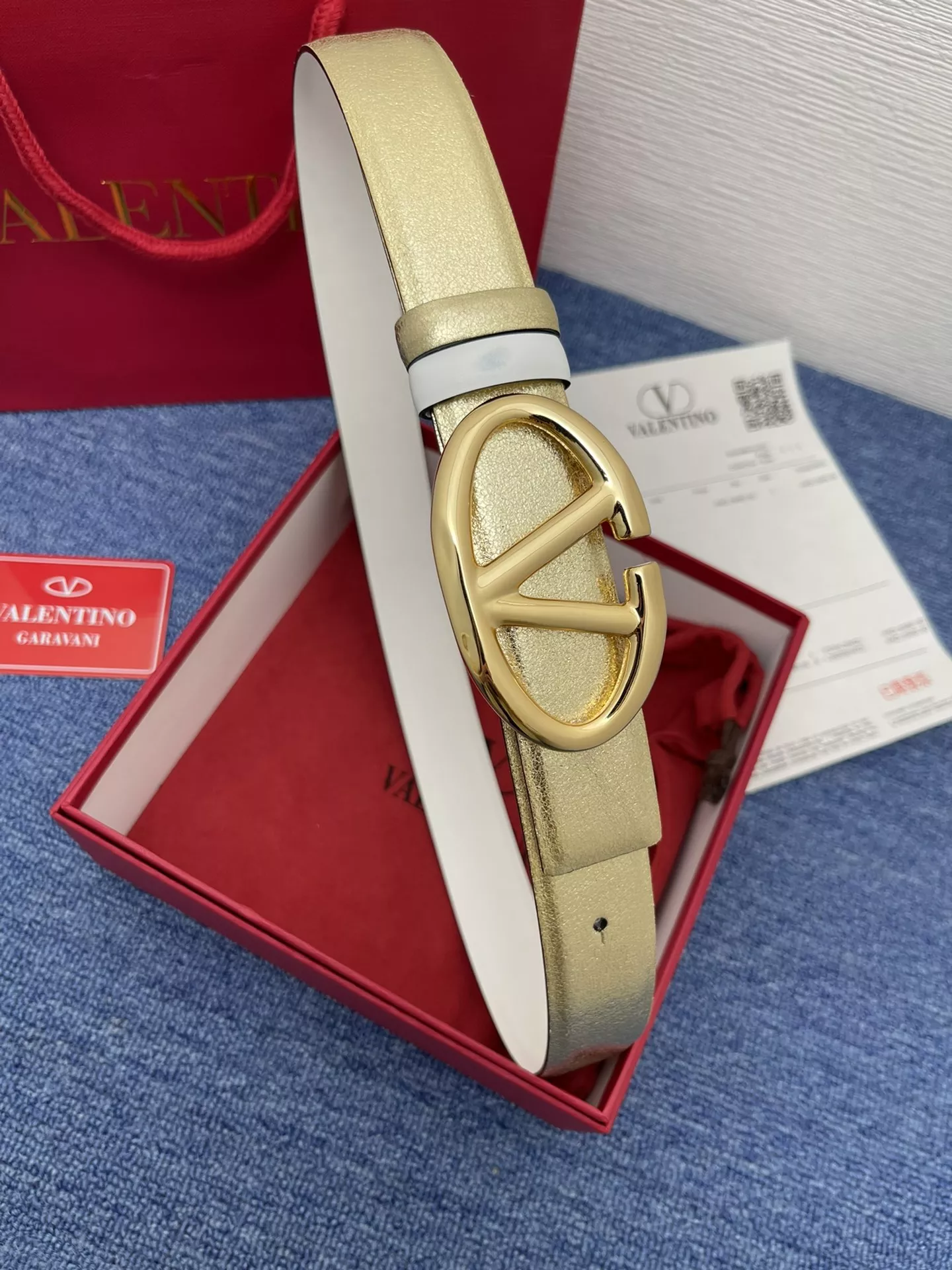 Valentino AAA Quality Belts In 3.0cm For Women Fashionable 3037