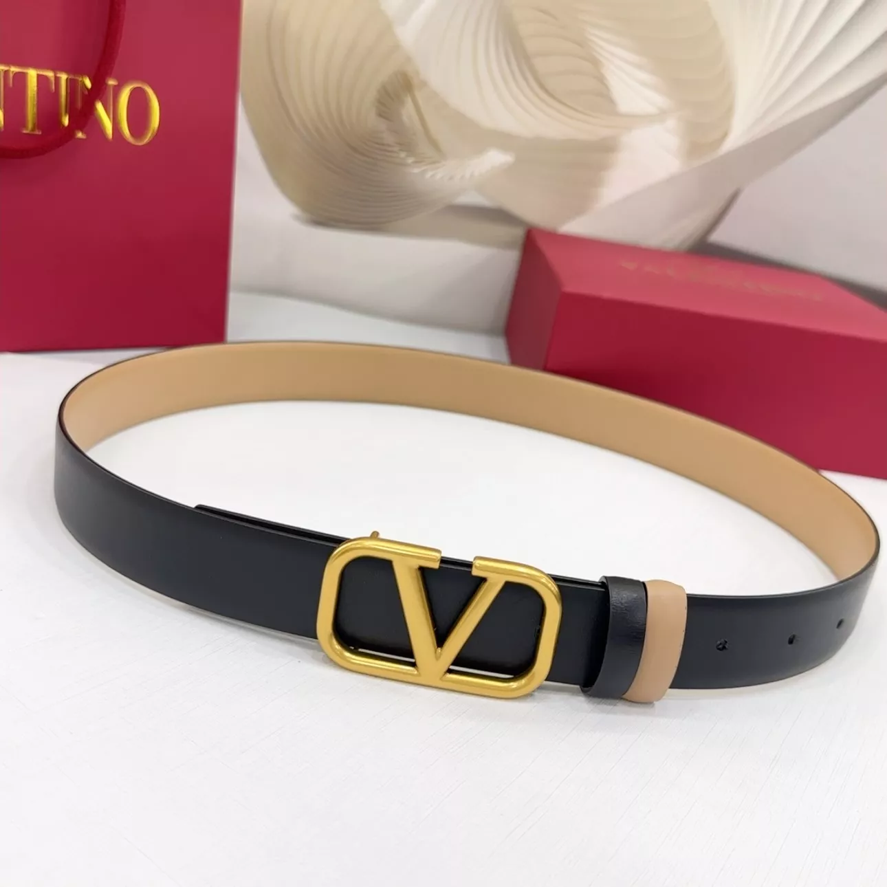 Valentino AAA Quality Belts In 3.0cm For Women Functional 5702