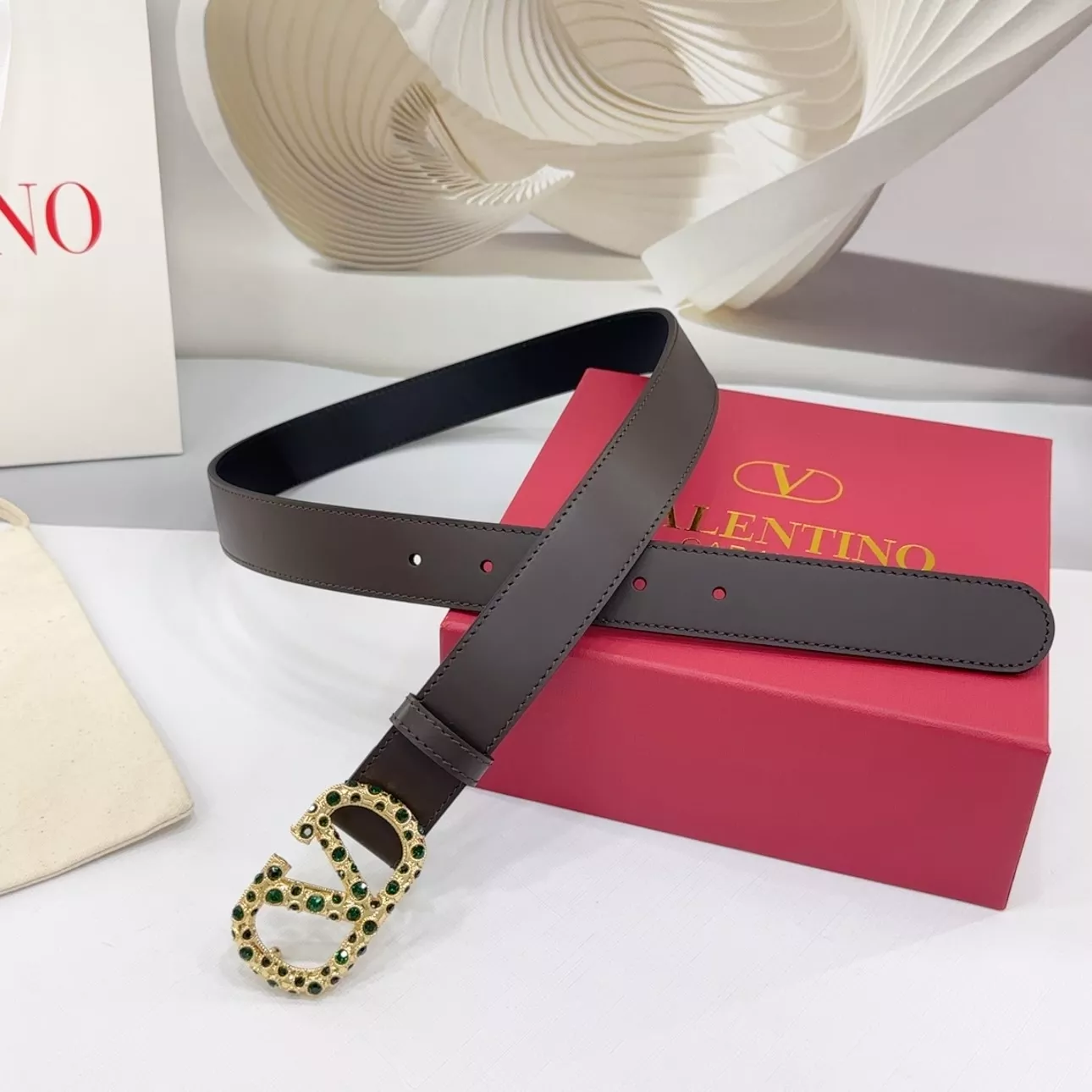 Valentino AAA Quality Belts In 3.0cm For Women GoodFit 4625