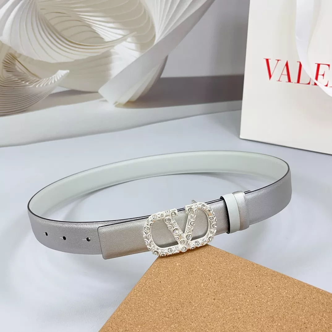 Valentino AAA Quality Belts In 3.0cm For Women Sleek 449