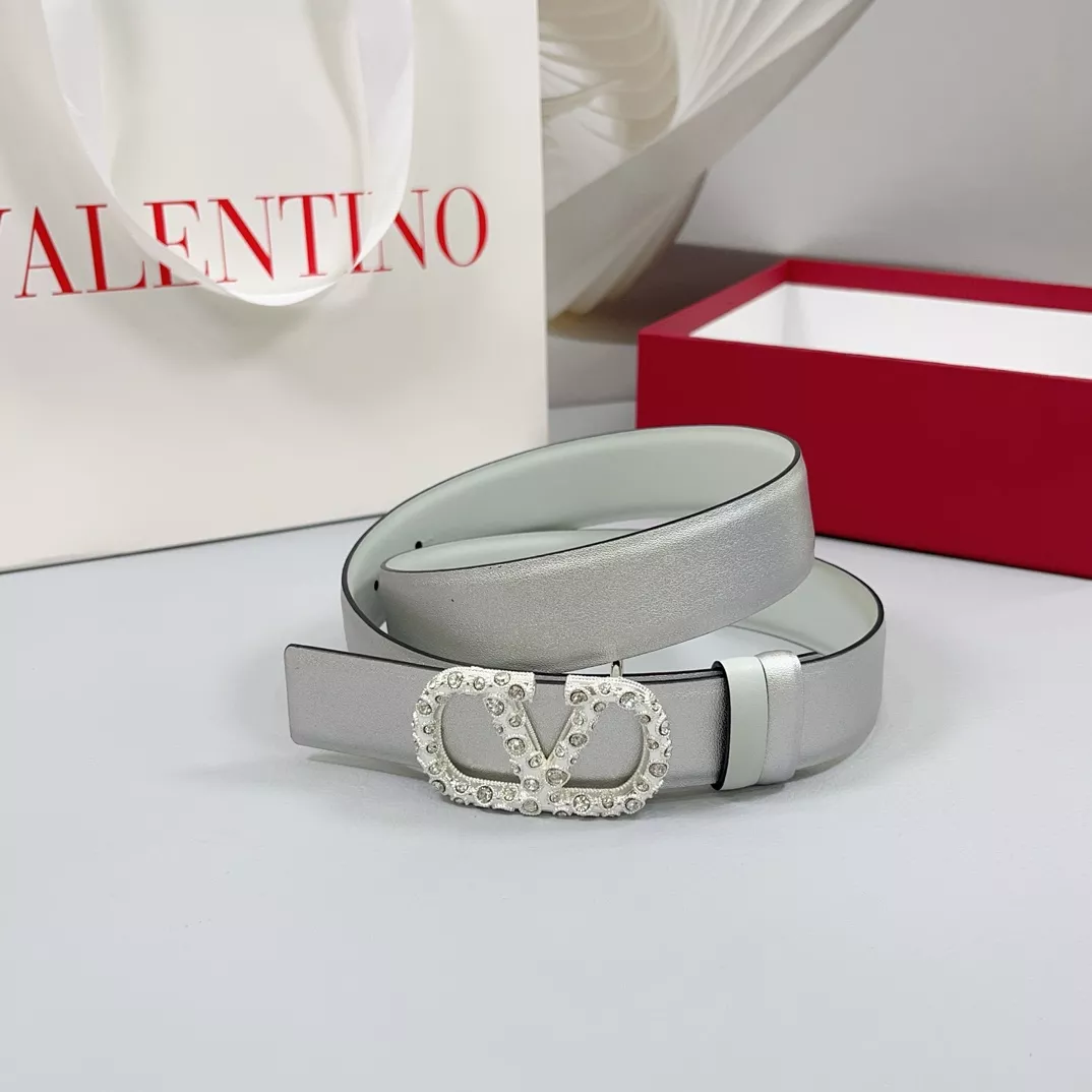 Valentino AAA Quality Belts In 3.0cm For Women Sleek 449