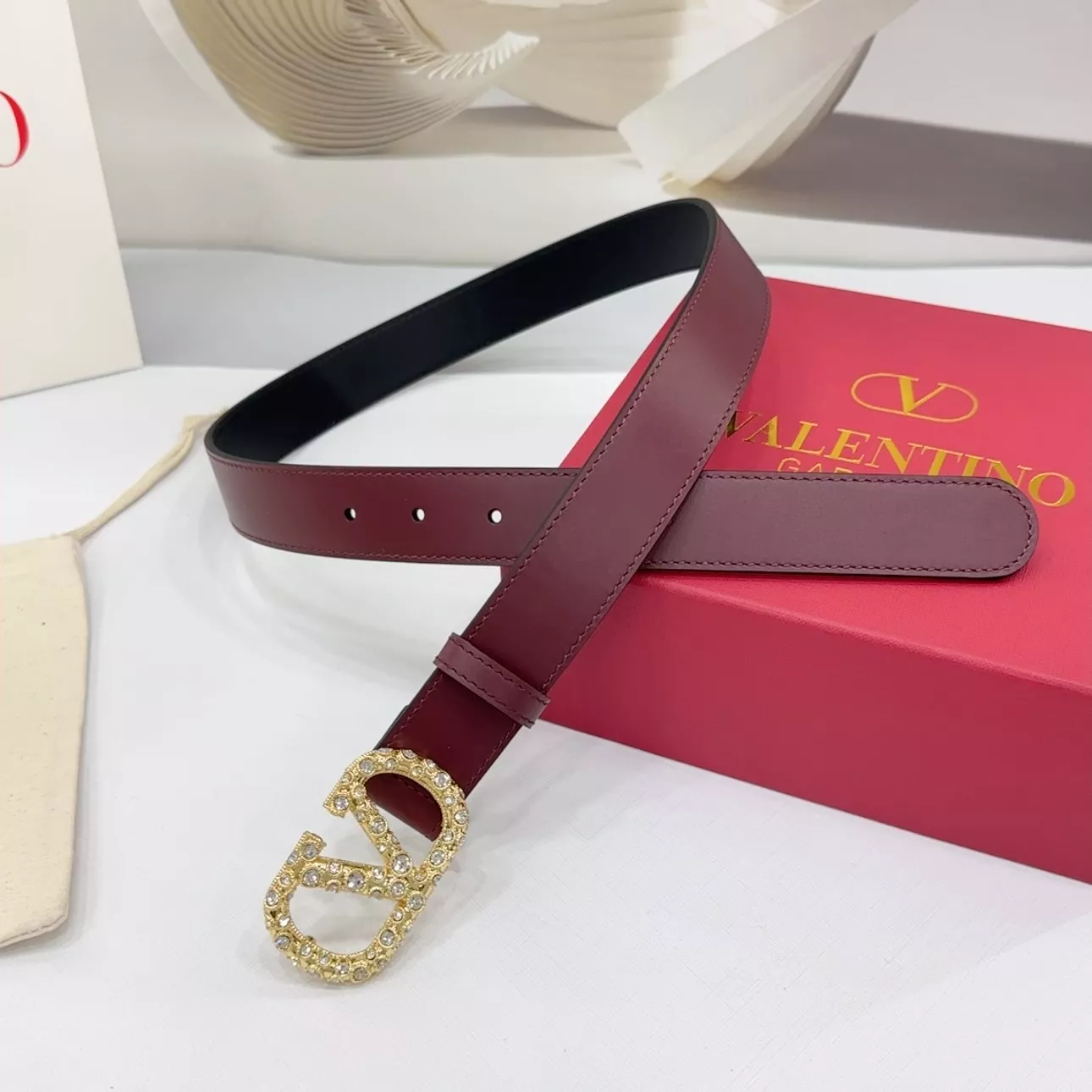 Valentino AAA Quality Belts In 3.0cm For Women SportInspired 8221