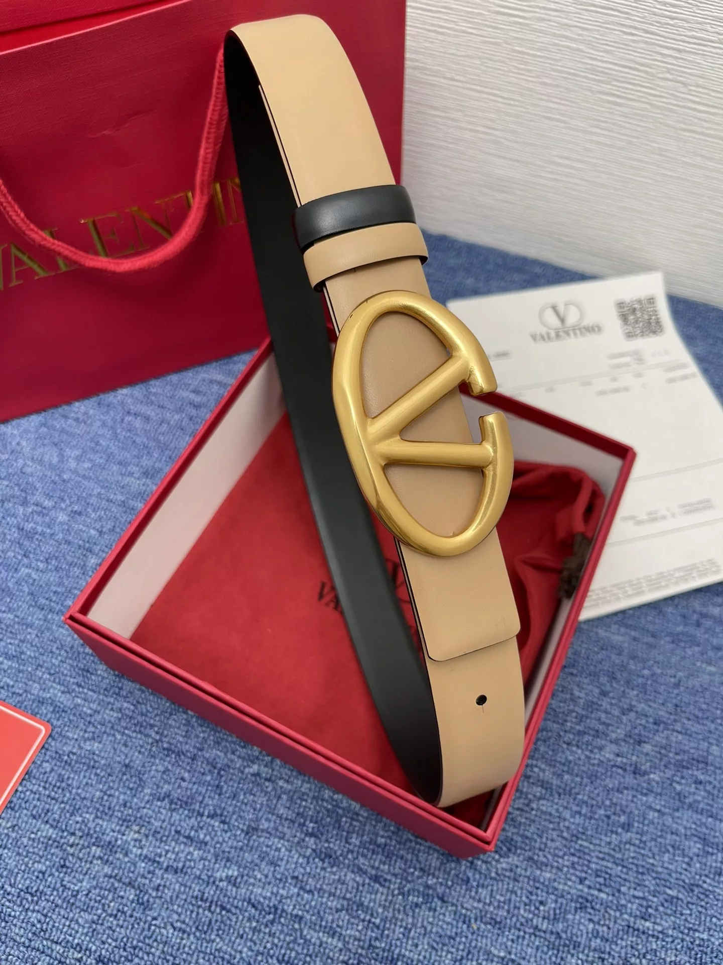 Valentino AAA Quality Belts In 3.0cm For Women StreetReady 7669