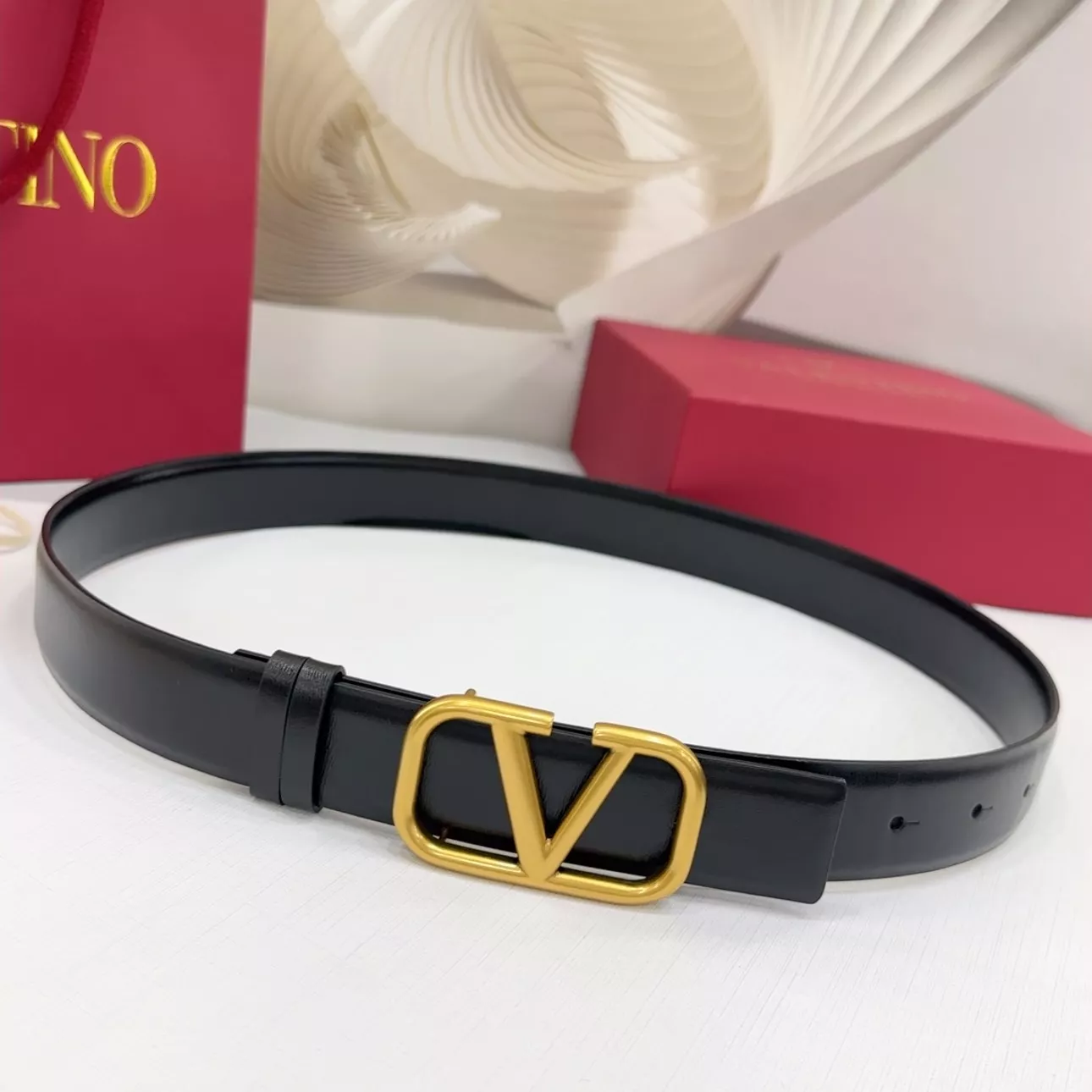 Valentino AAA Quality Belts In 3.0cm For Women Trendy 9374