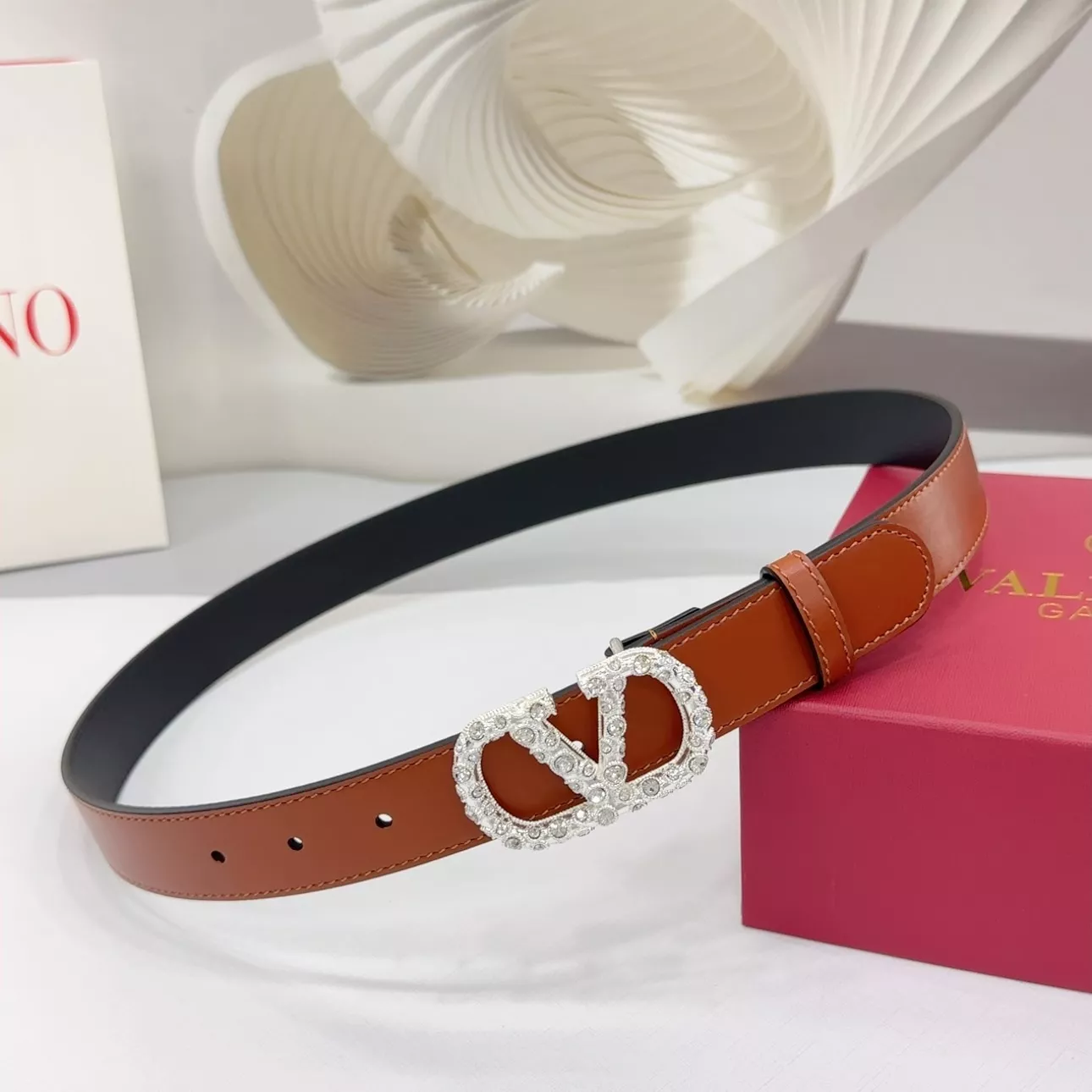 Valentino AAA Quality Belts In 3.0cm For Women WellDesigned 3649