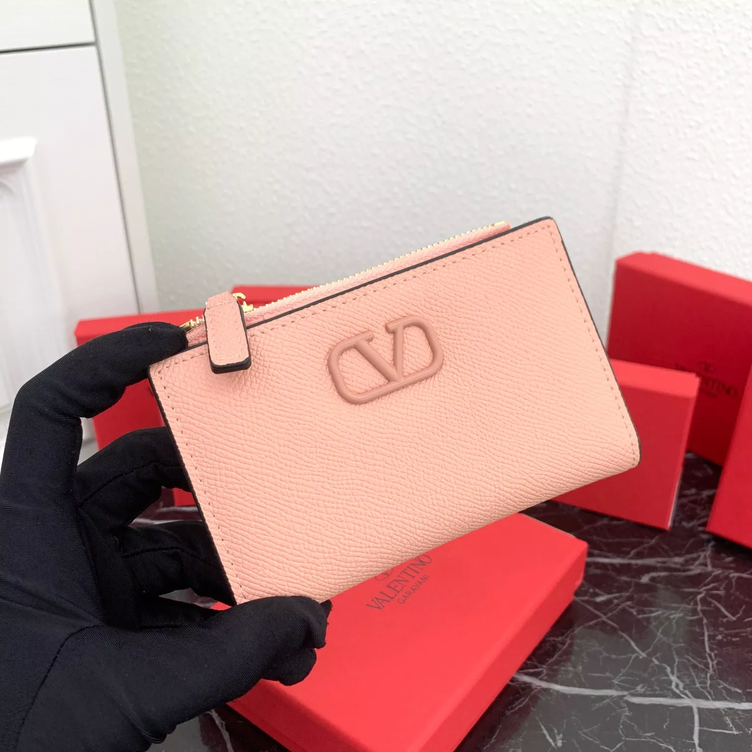 Valentino Card Case For Women Durable 3440