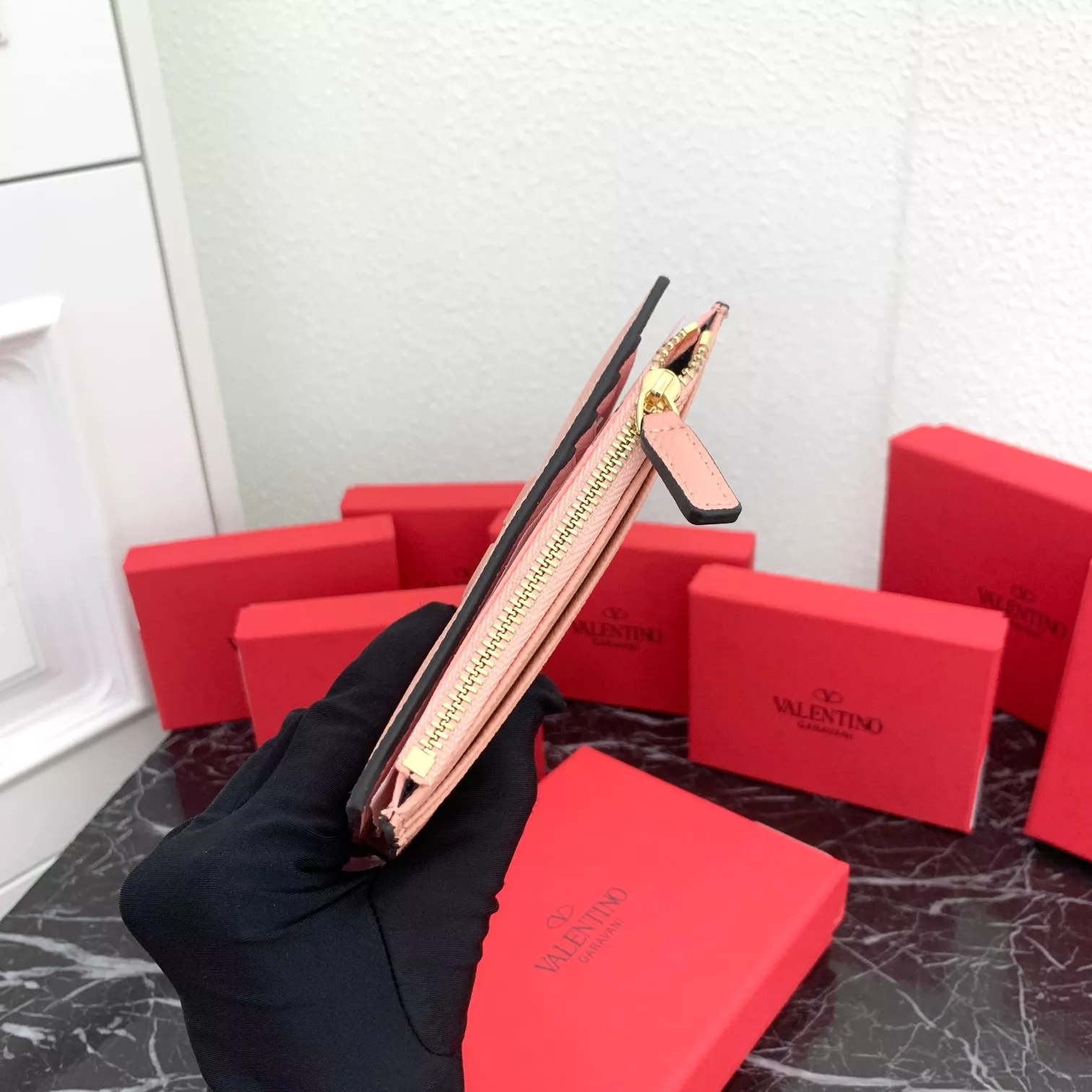 Valentino Card Case For Women Durable 3440
