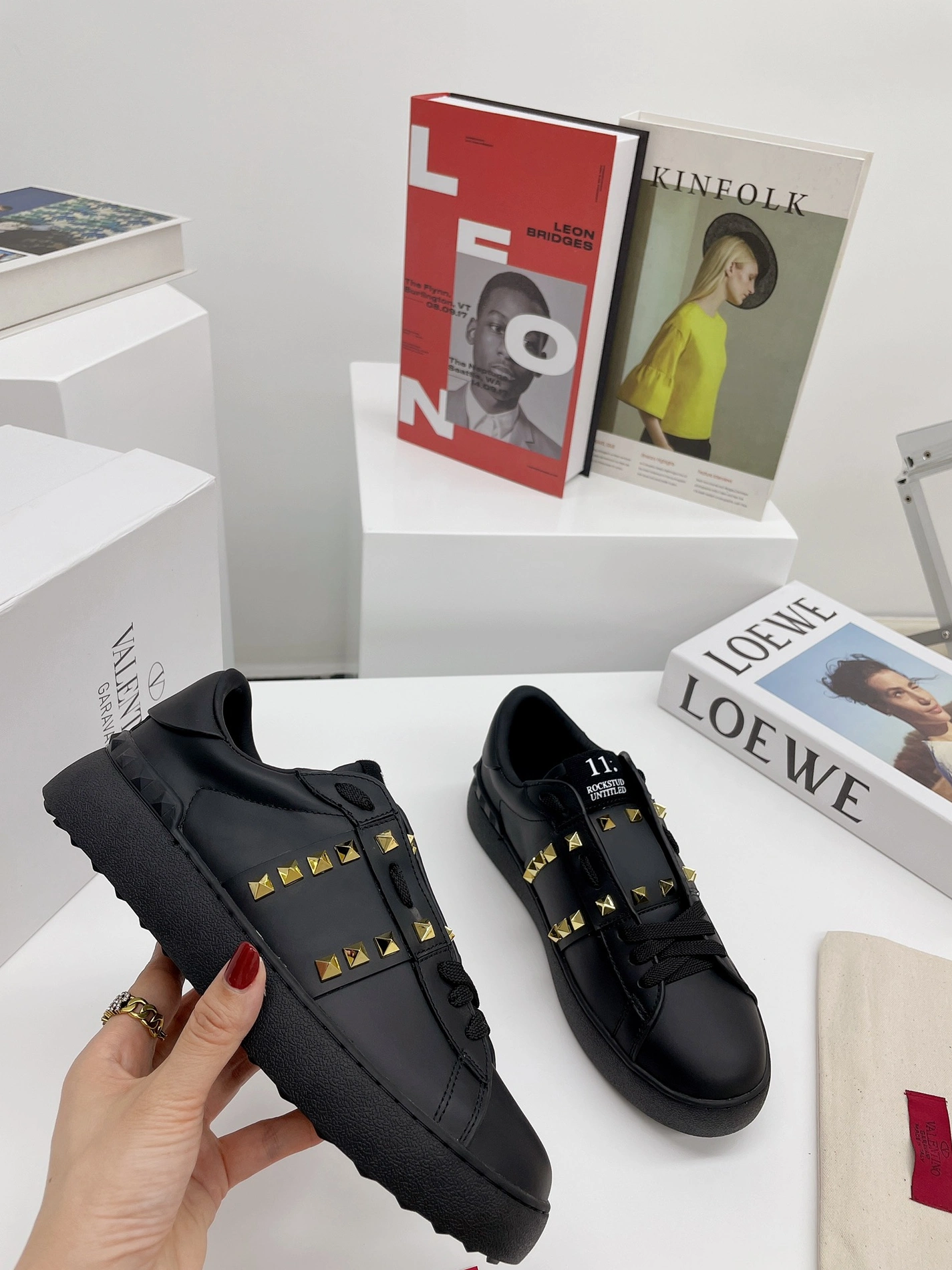 Valentino Casual Shoes For Men Versatile 3741