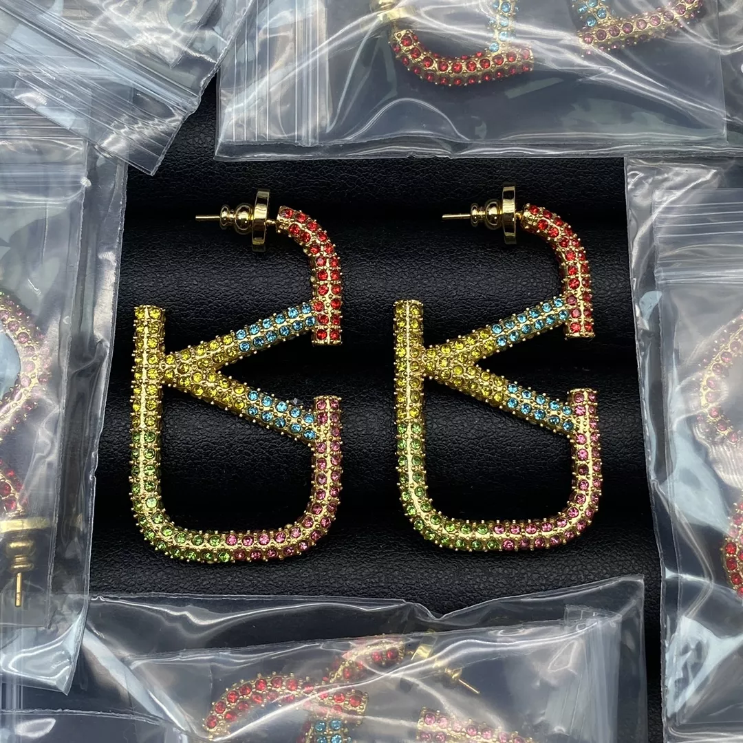Valentino Earrings For Women Breathable 897