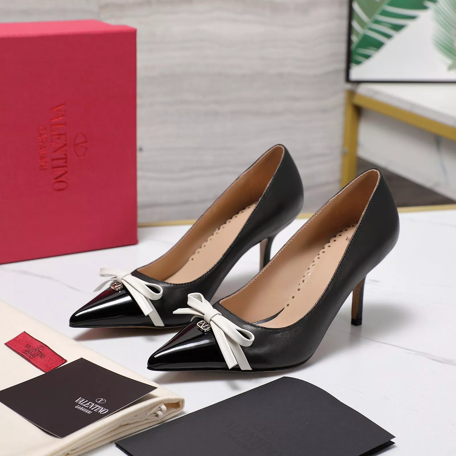 Valentino High-Heeled Shoes For Women Functional 6451