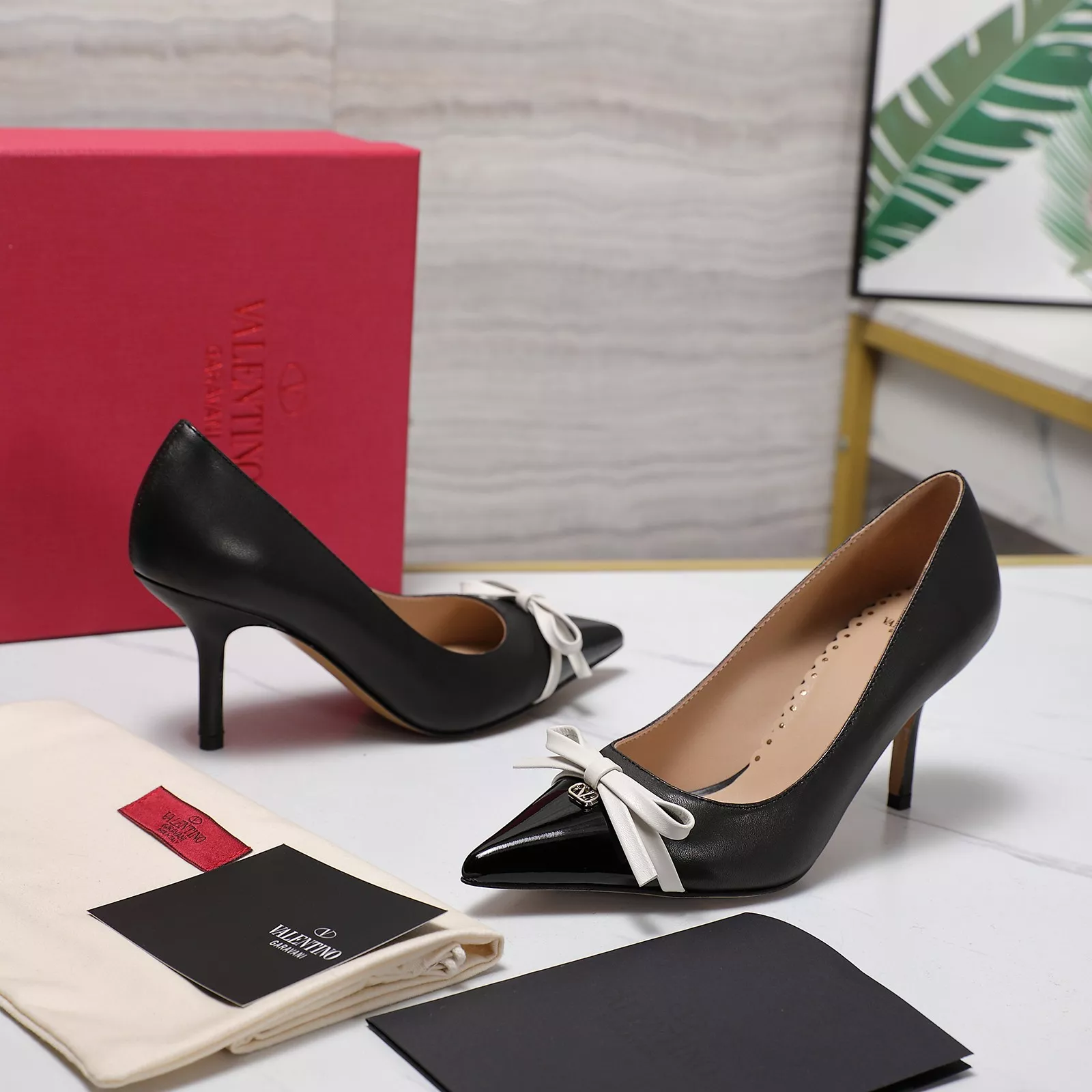 Valentino High-Heeled Shoes For Women Functional 6451