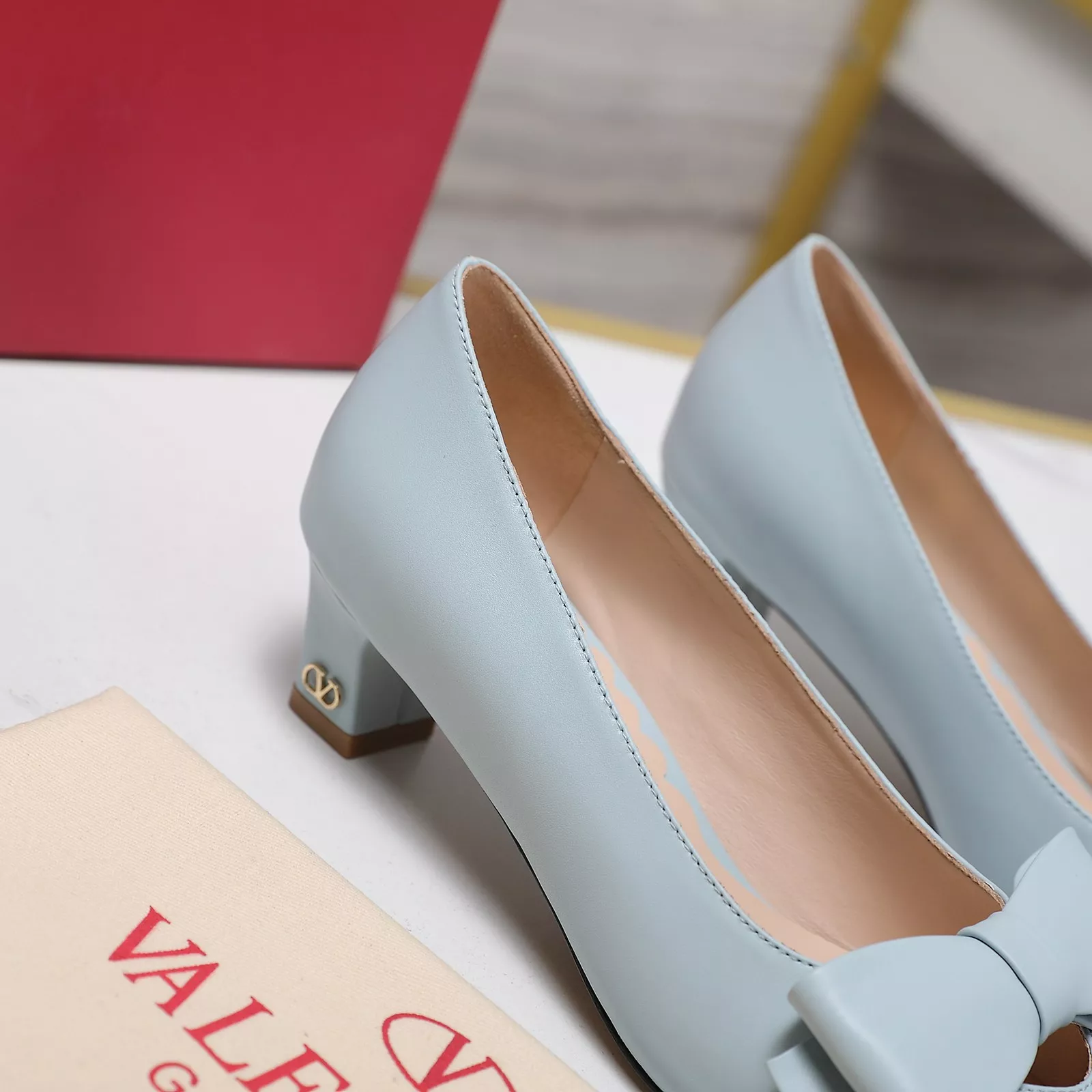 Valentino High-Heeled Shoes For Women Trendy 7763