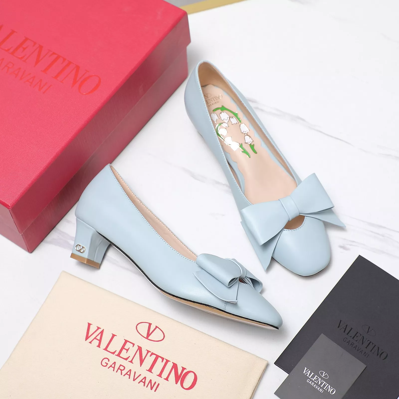 Valentino High-Heeled Shoes For Women Trendy 7763