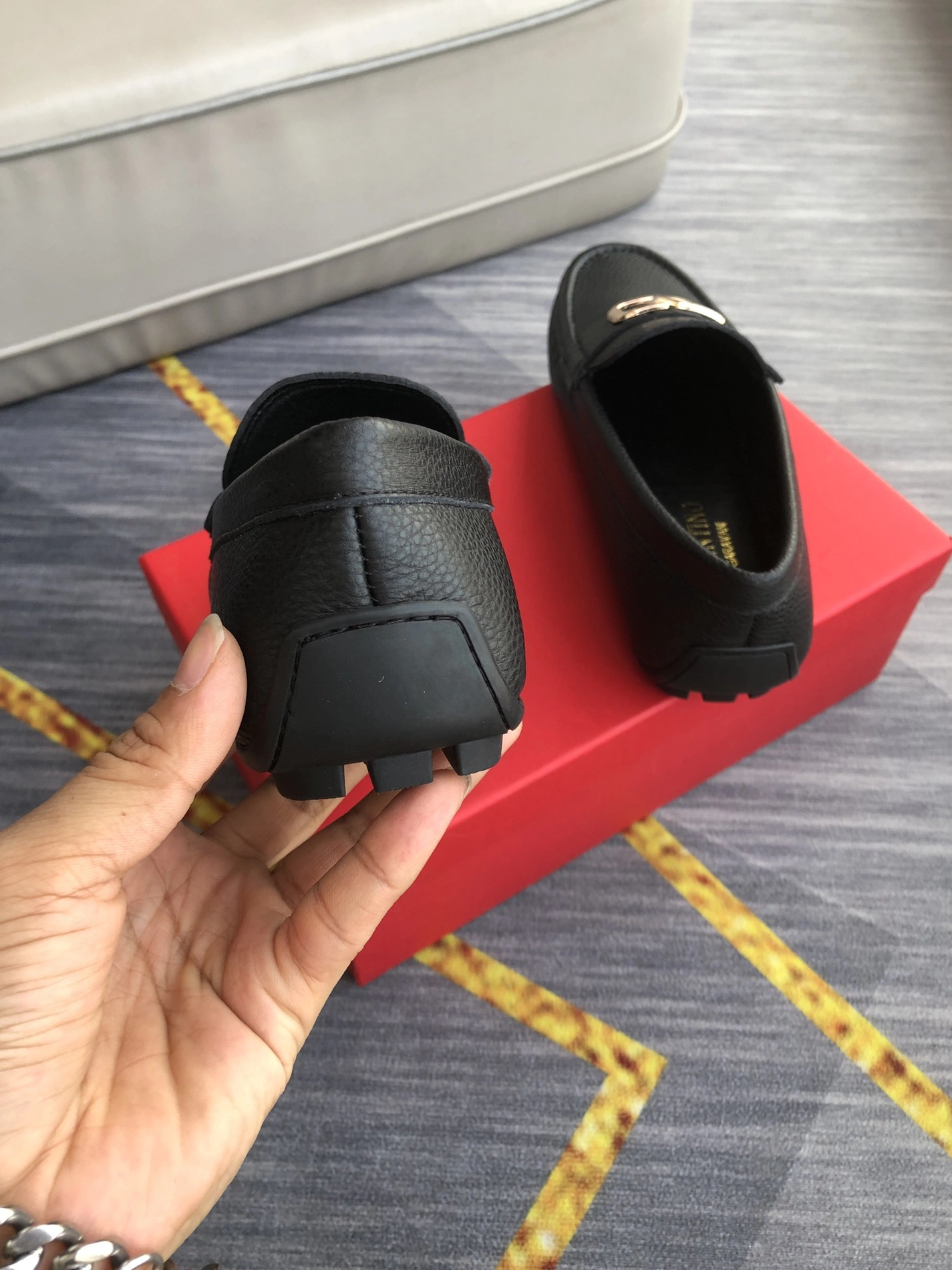 Valentino Leather Shoes For Men DailyWear 9489