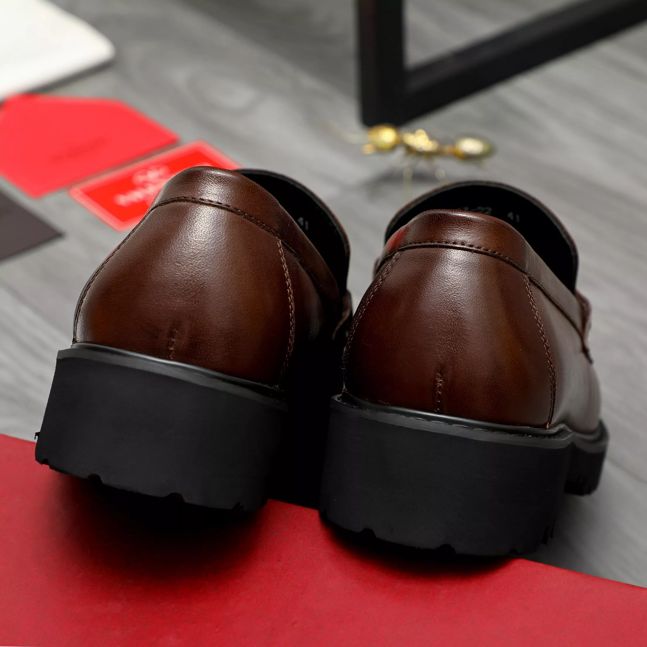 Valentino Leather Shoes For Men Durable 2548