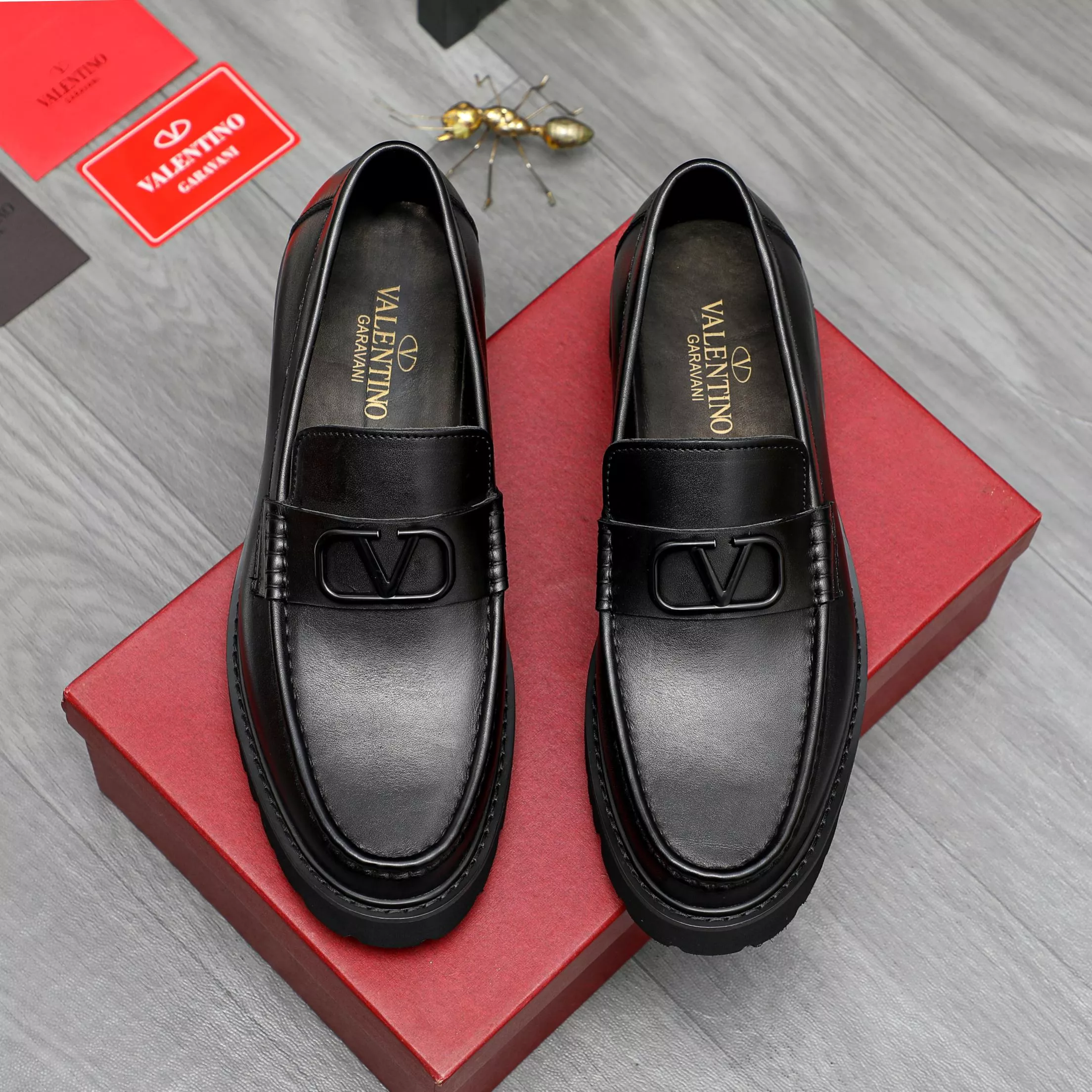 Valentino Leather Shoes For Men Efficient 6865