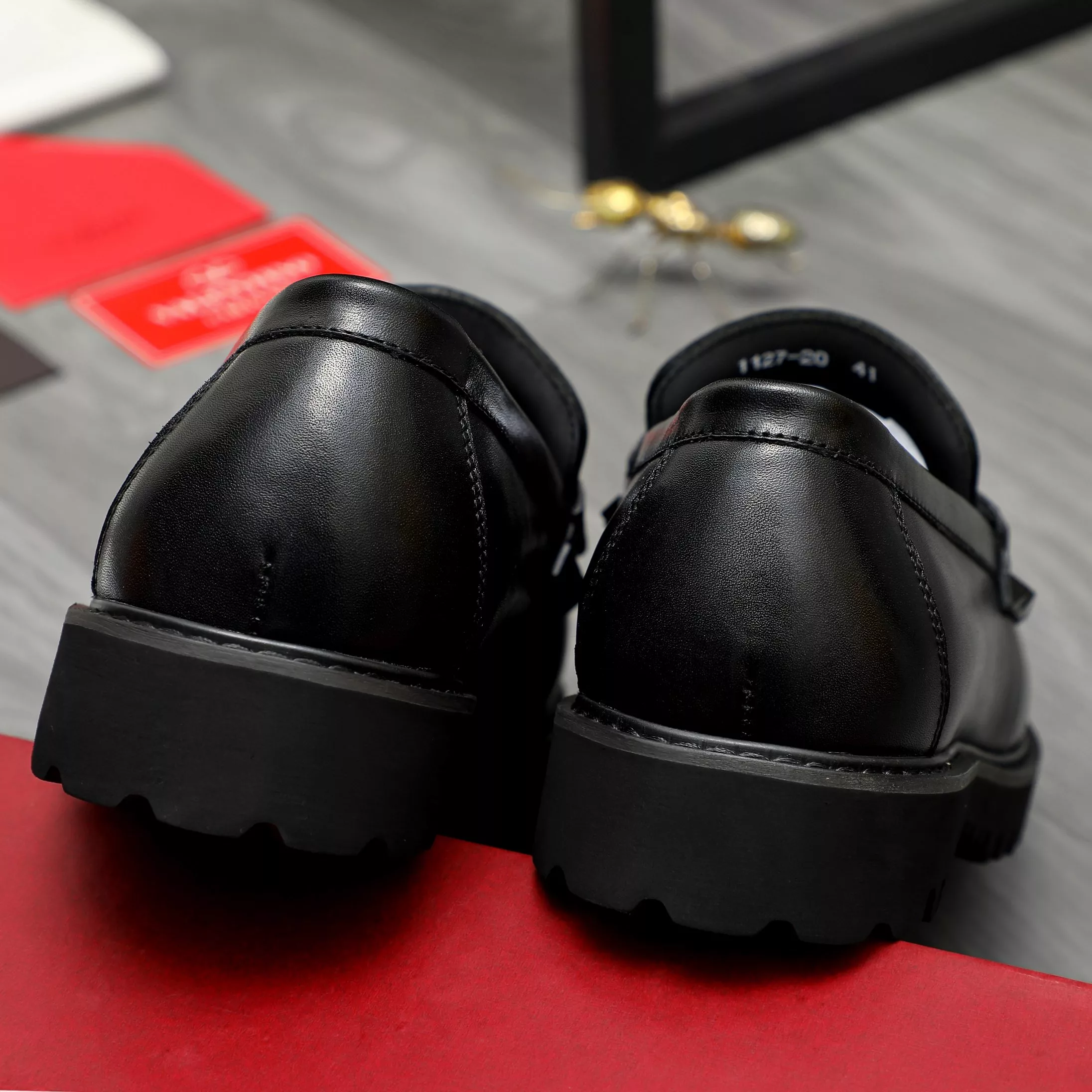 Valentino Leather Shoes For Men Fashionable 7170
