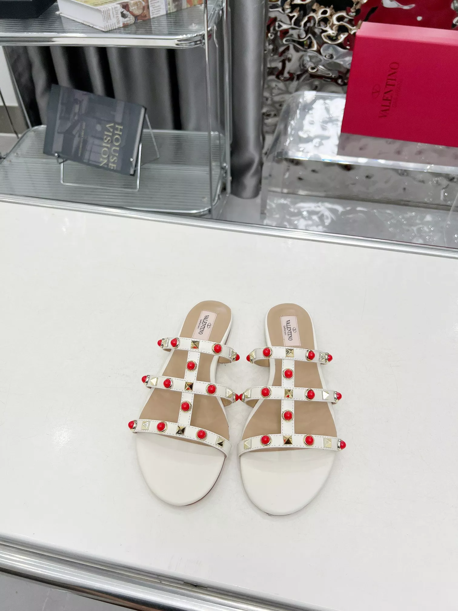 Valentino Slippers For Women Bright 1122