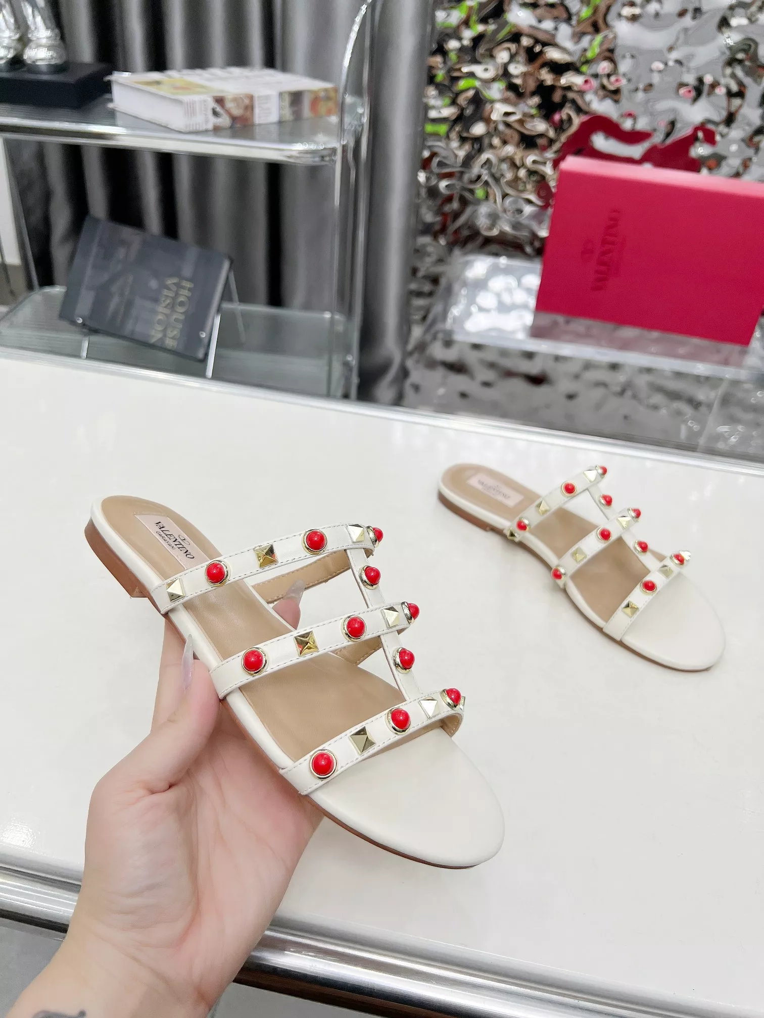 Valentino Slippers For Women Bright 1122